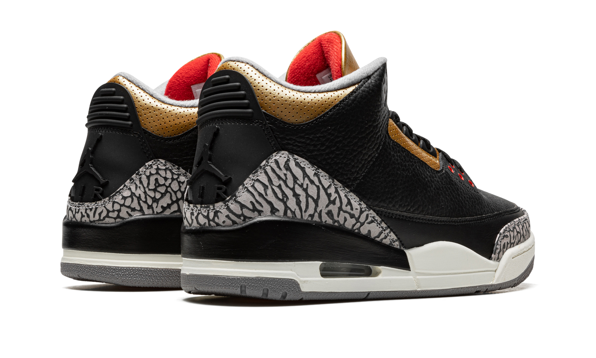 Air Jordan 3 Wmns "black Cement Gold" - 3