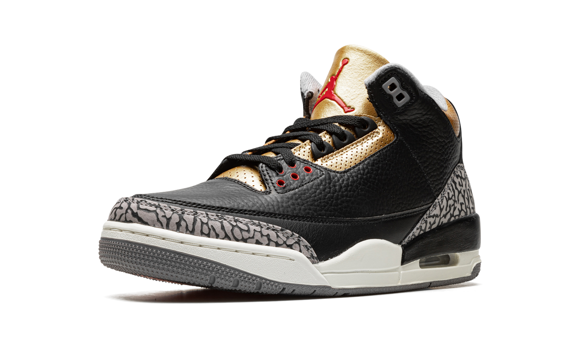 Air Jordan 3 Wmns "black Cement Gold" - 4