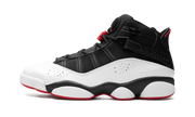 Air Jordan 6 Rings "wht/blk/red" - 1