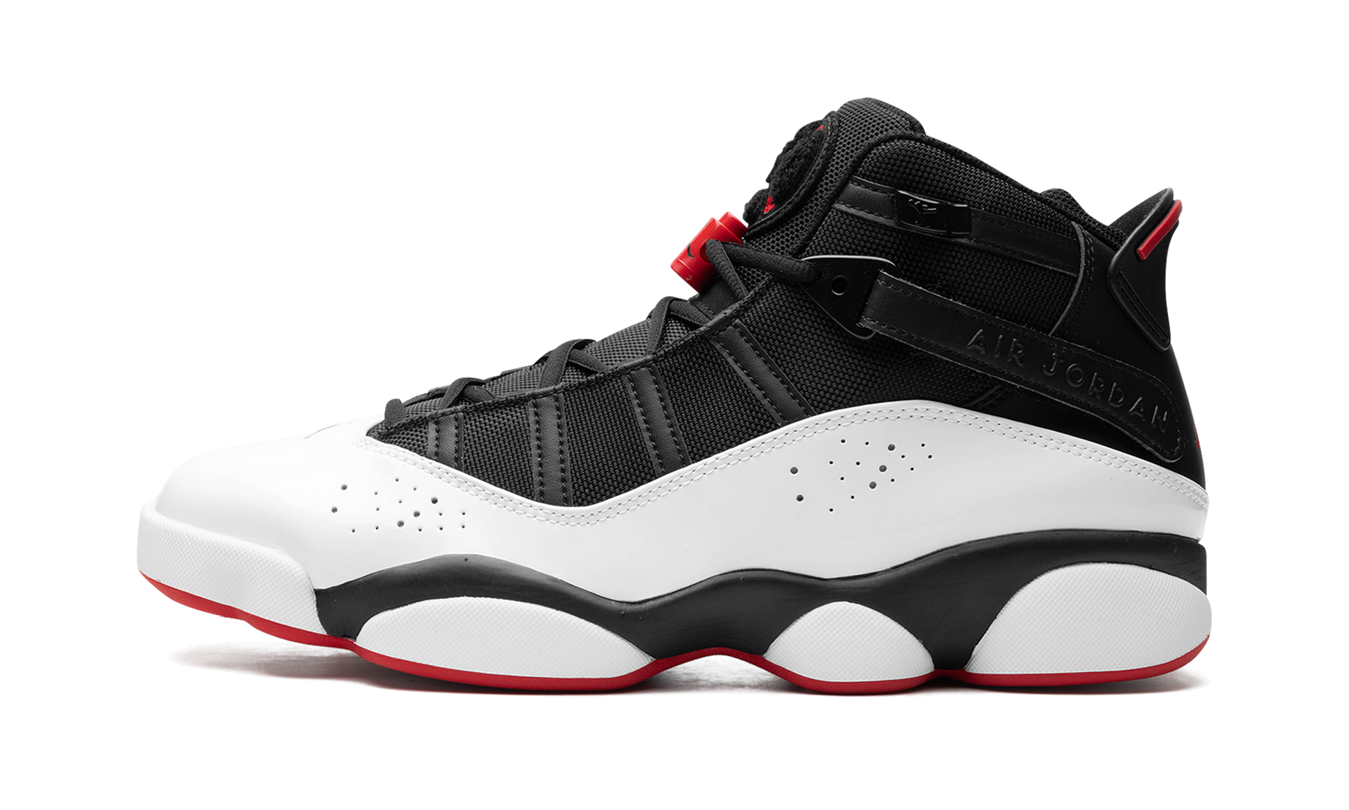 Air Jordan 6 Rings "wht/blk/red" - 1