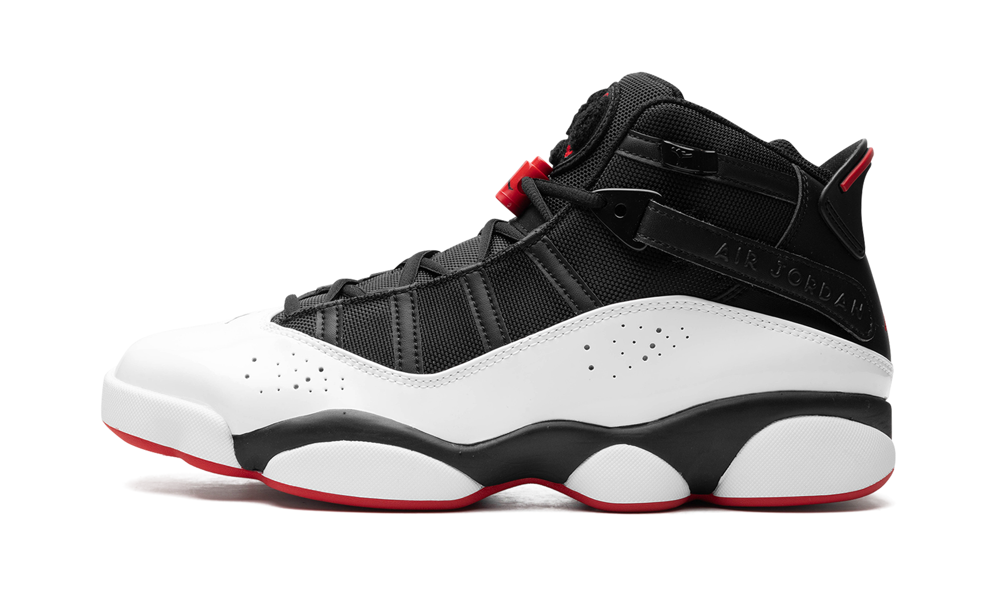Air Jordan 6 Rings "wht/blk/red" - 1