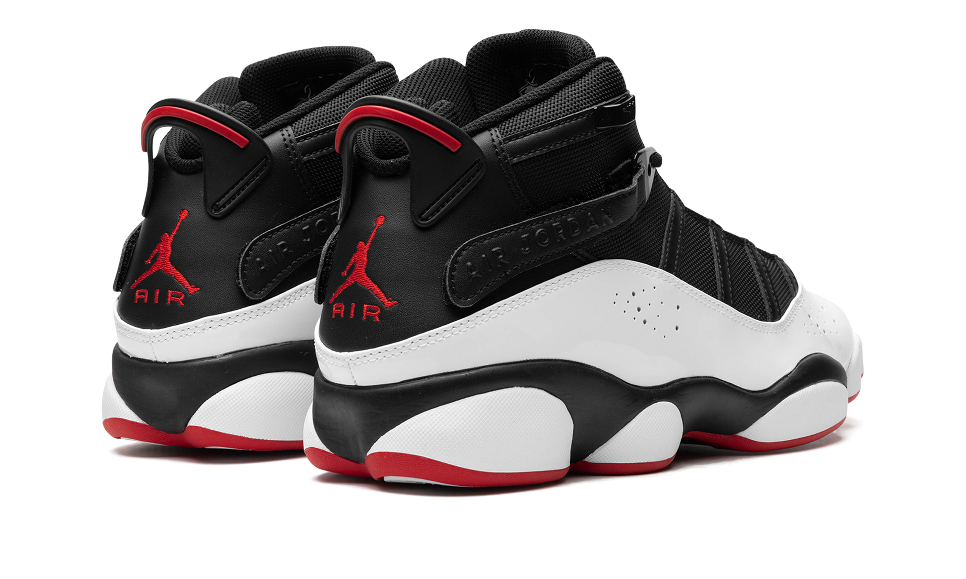 Air Jordan 6 Rings "wht/blk/red" - 3