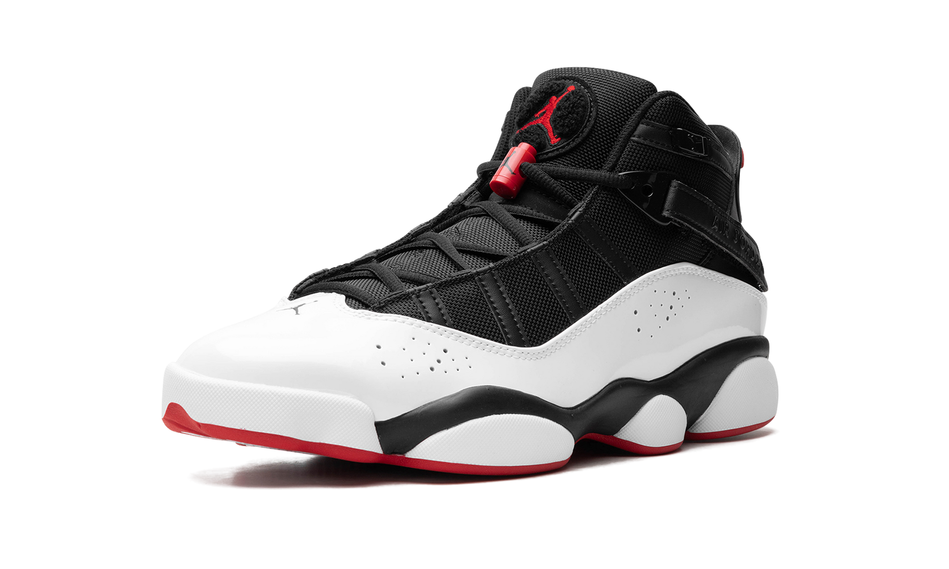 Air Jordan 6 Rings "wht/blk/red" - 4