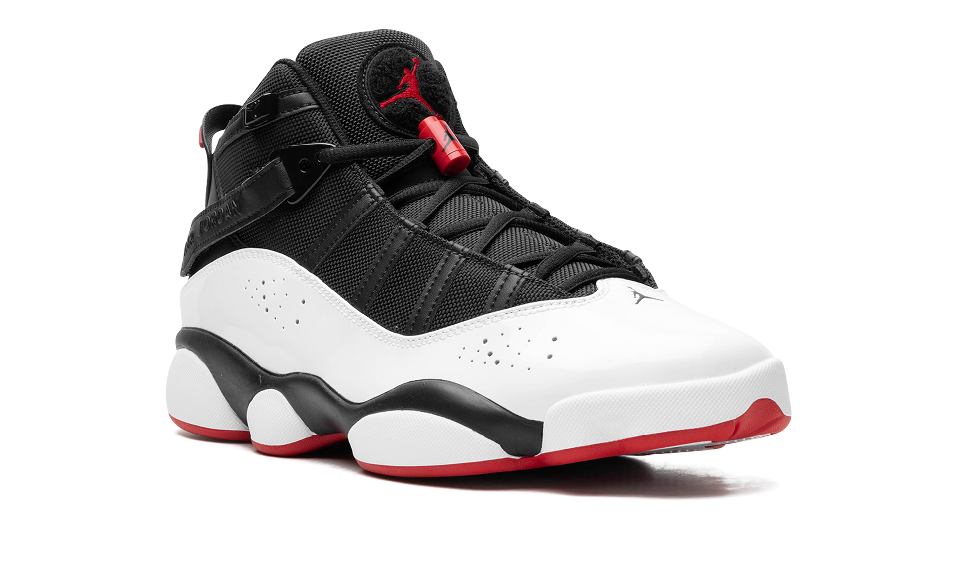 Air Jordan 6 Rings "wht/blk/red" - 7
