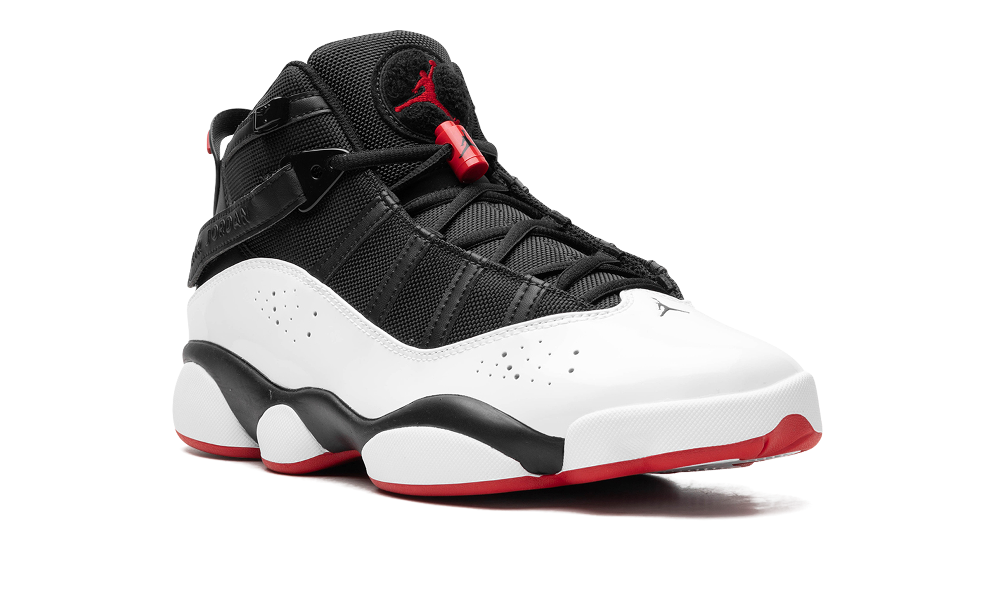 Air Jordan 6 Rings "wht/blk/red" - 7