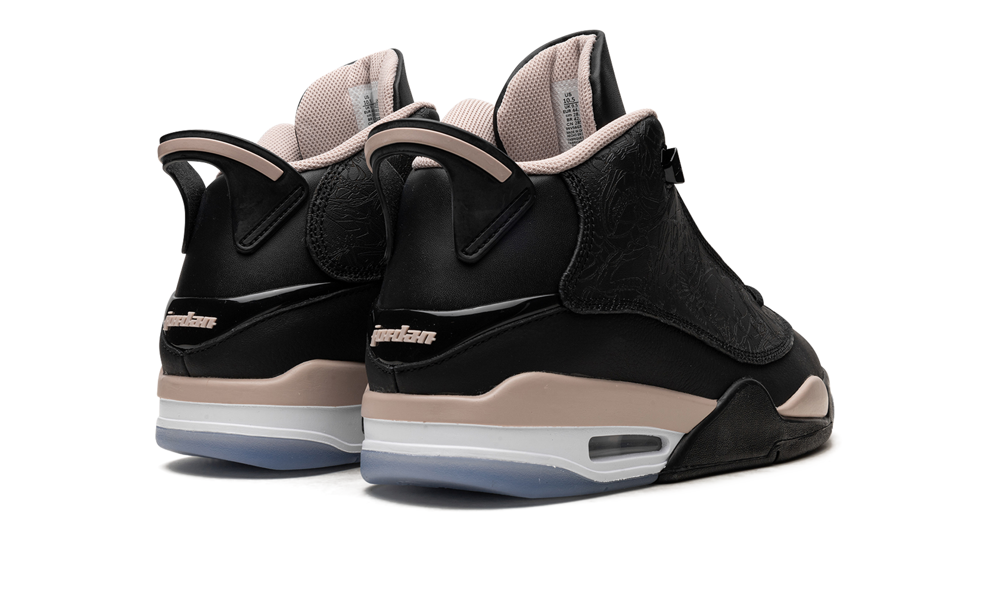 Air Jordan Dub Zero "black / Fossil Stone" - 3
