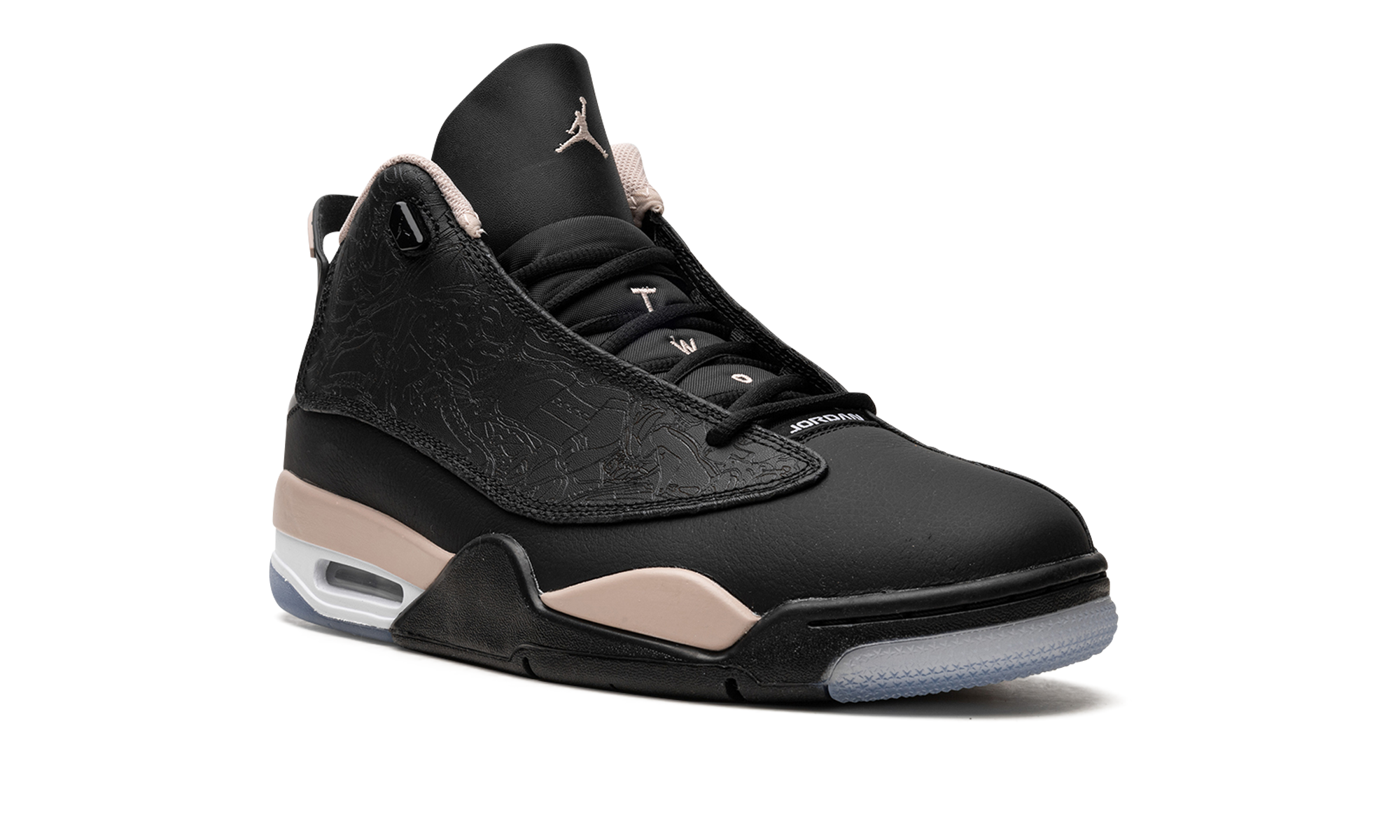 Air Jordan Dub Zero "black / Fossil Stone" - 7