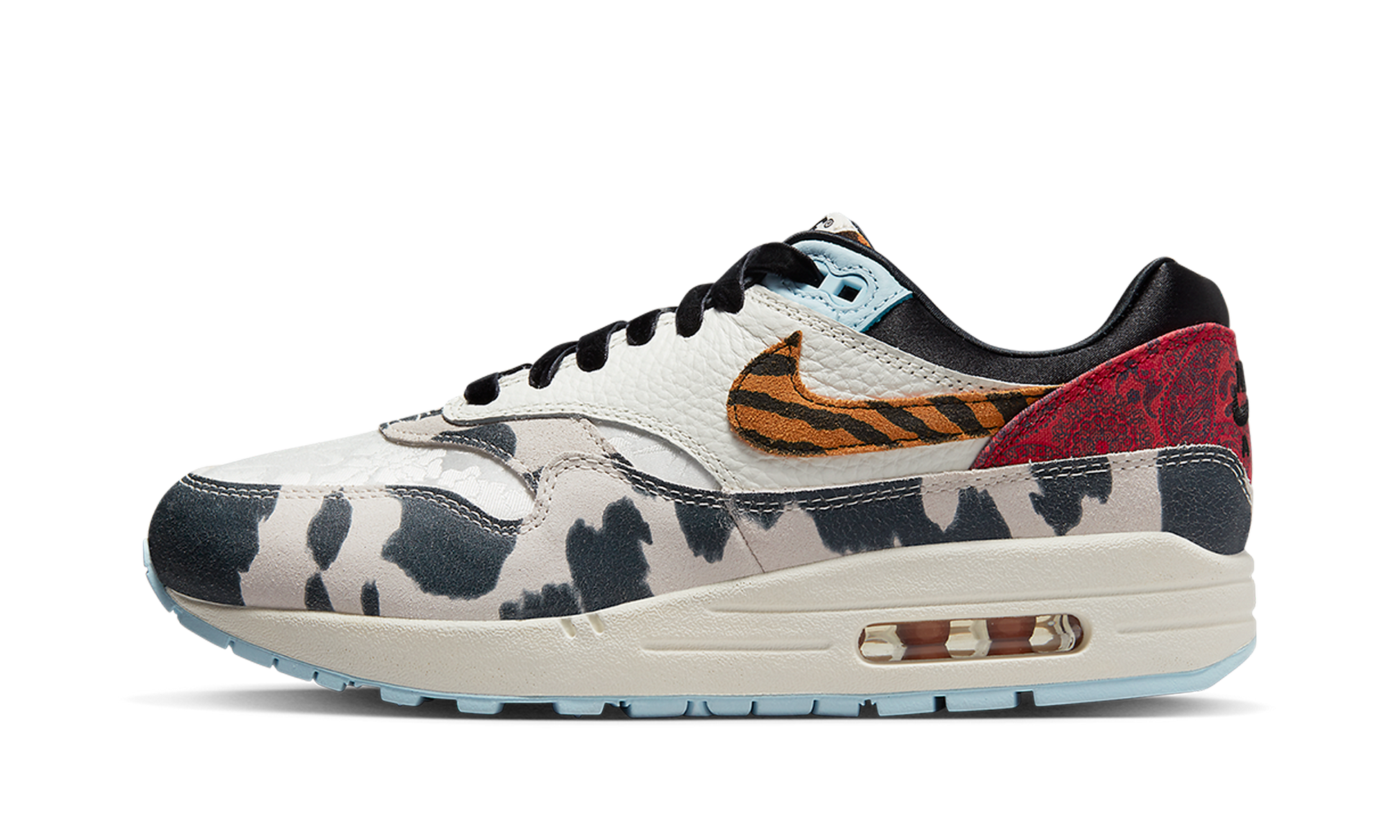 Air Max 1 '87 Mns Wmns "tiger Swoosh Cow Print" - 1