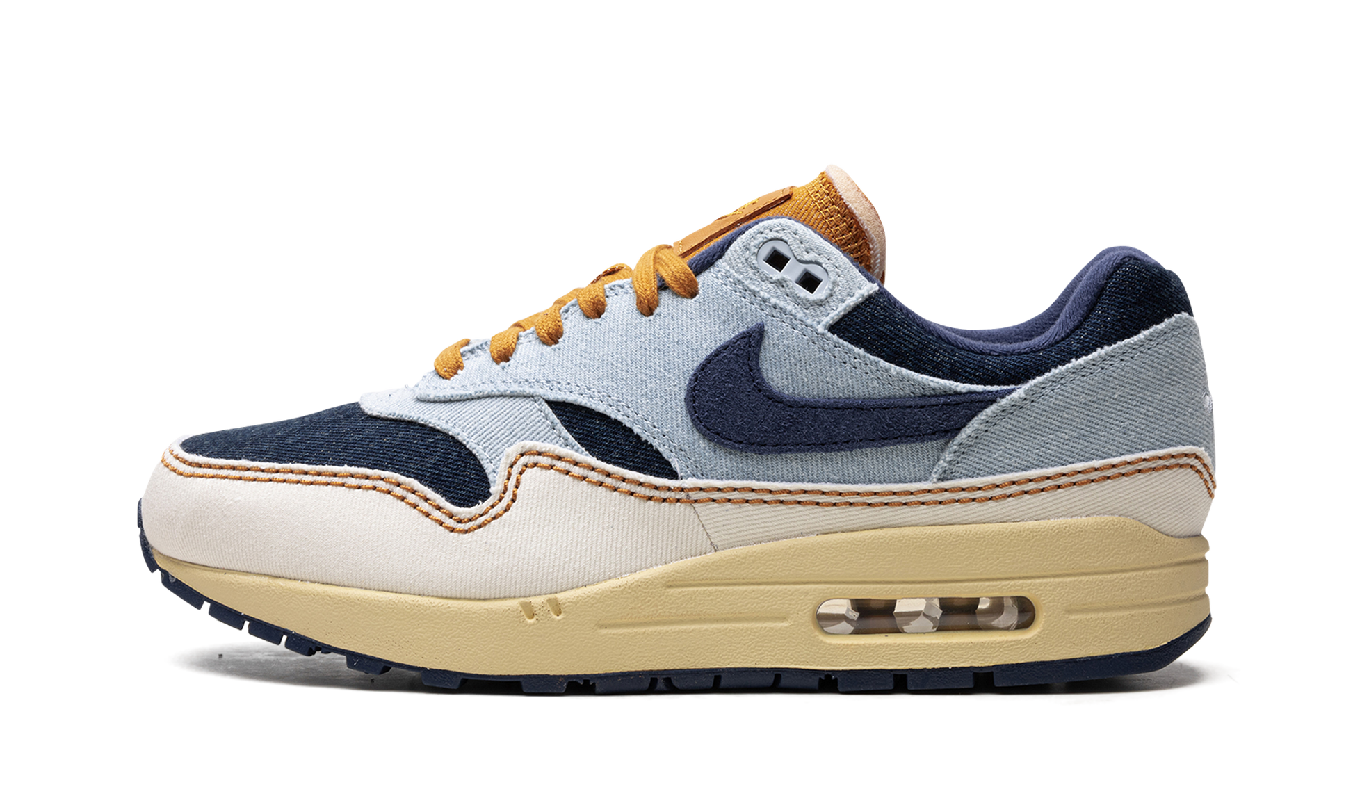 Air Max 1 '87 Wmns "aura / Midnight Navy / Pale Ivory" - 1