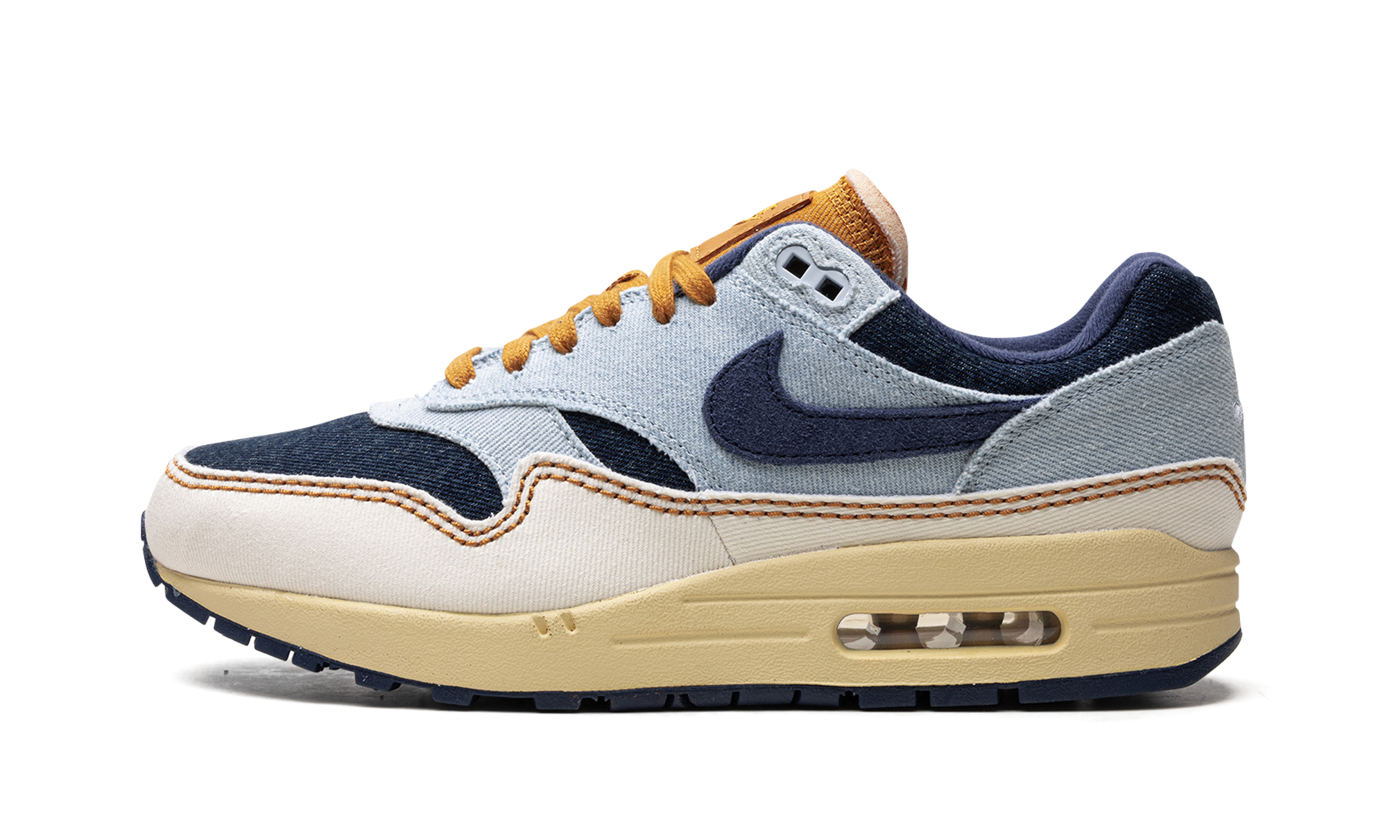 Air Max 1 '87 Wmns "aura / Midnight Navy / Pale Ivory" - 1
