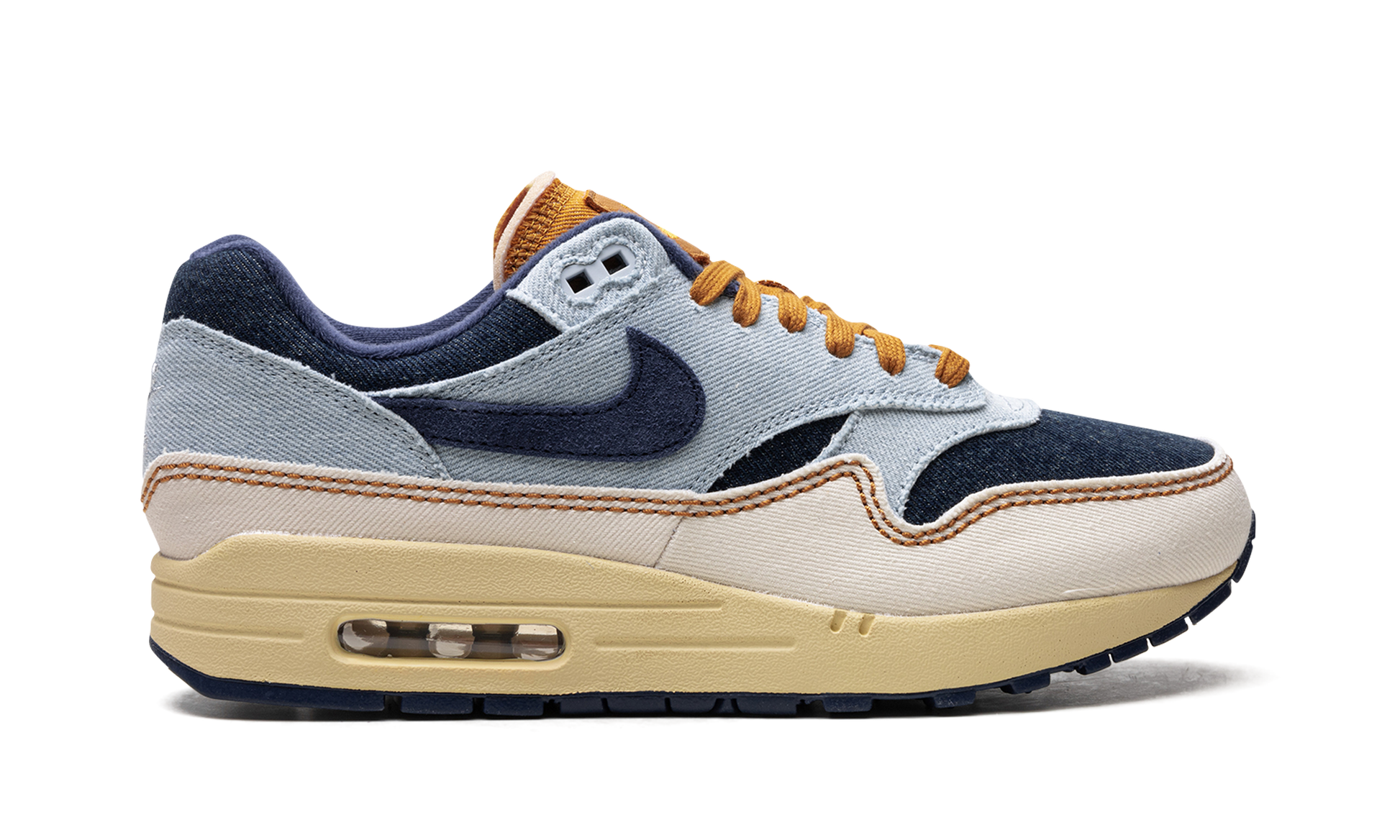 Air Max 1 '87 Wmns "aura / Midnight Navy / Pale Ivory" - 6