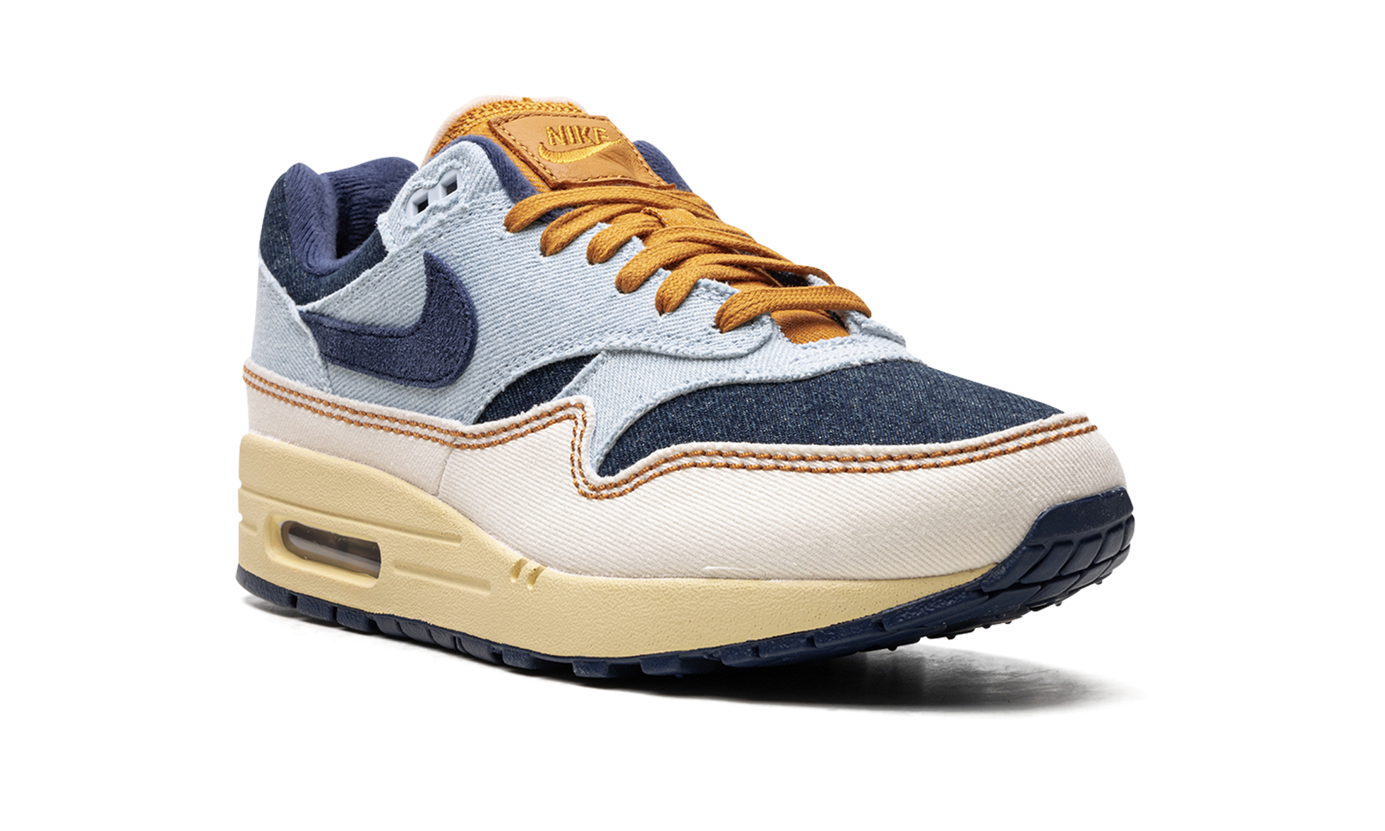 Air Max 1 '87 Wmns "aura / Midnight Navy / Pale Ivory" - 7