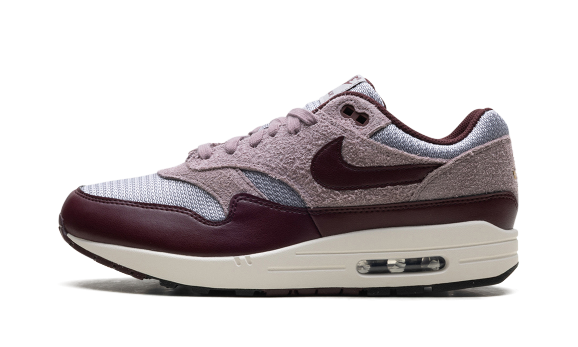 Air Max 1 Ess Prm "cement Grey/burgundy Crush" - 1