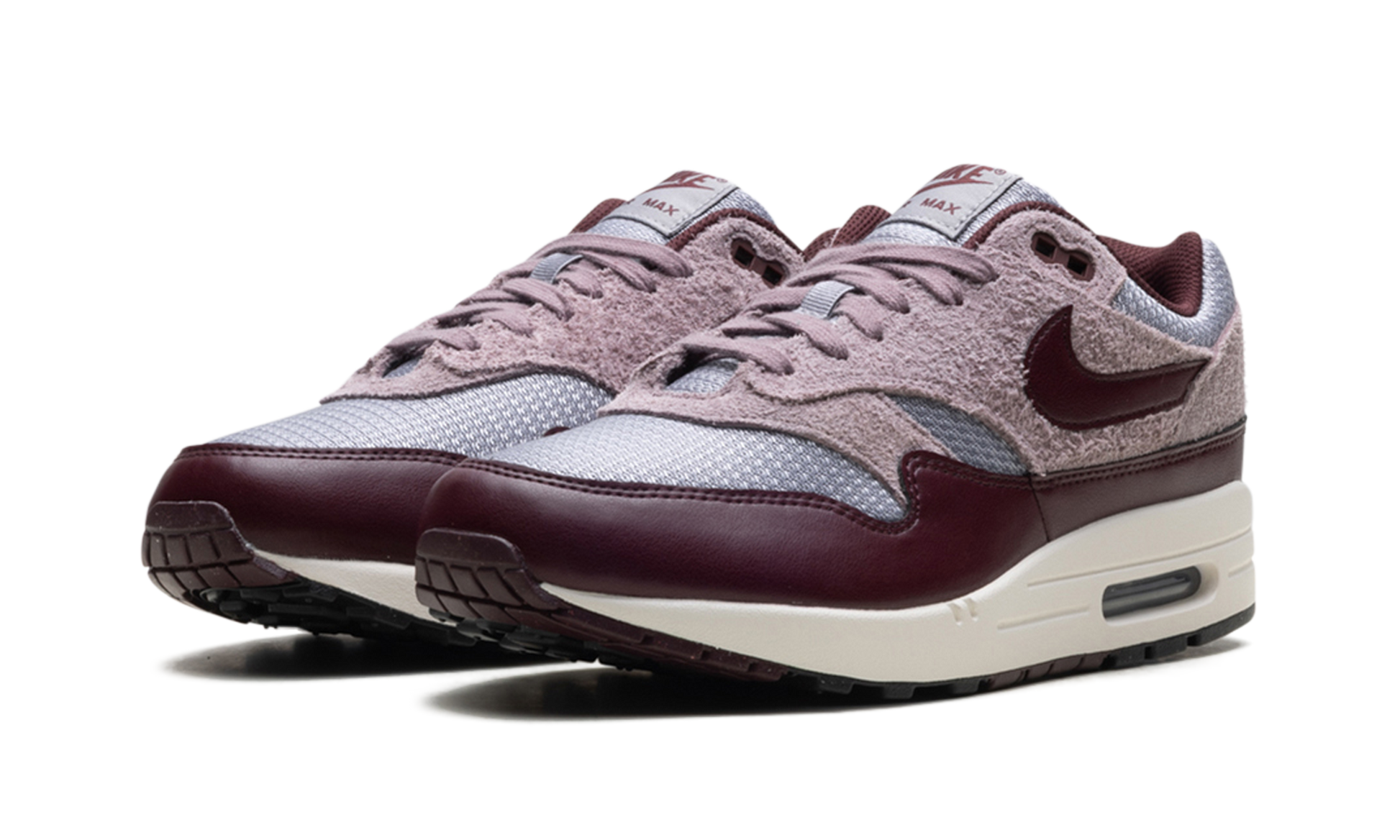 Air Max 1 Ess Prm "cement Grey/burgundy Crush" - 2