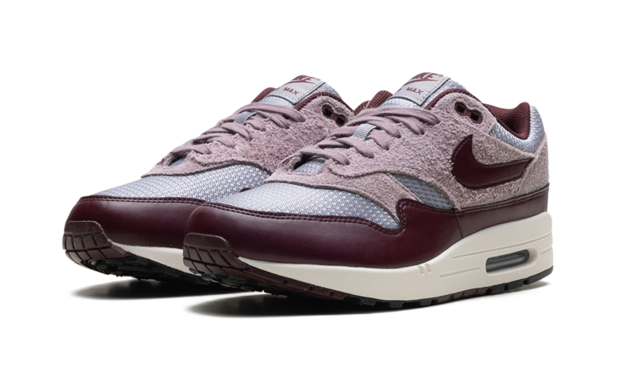 Air Max 1 Ess Prm "cement Grey/burgundy Crush" - 2