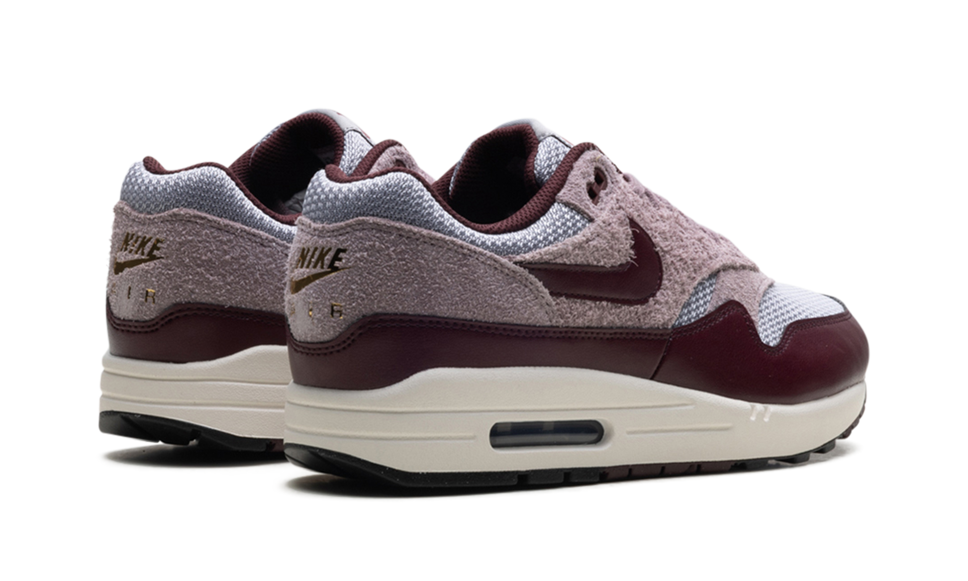 Air Max 1 Ess Prm "cement Grey/burgundy Crush" - 3