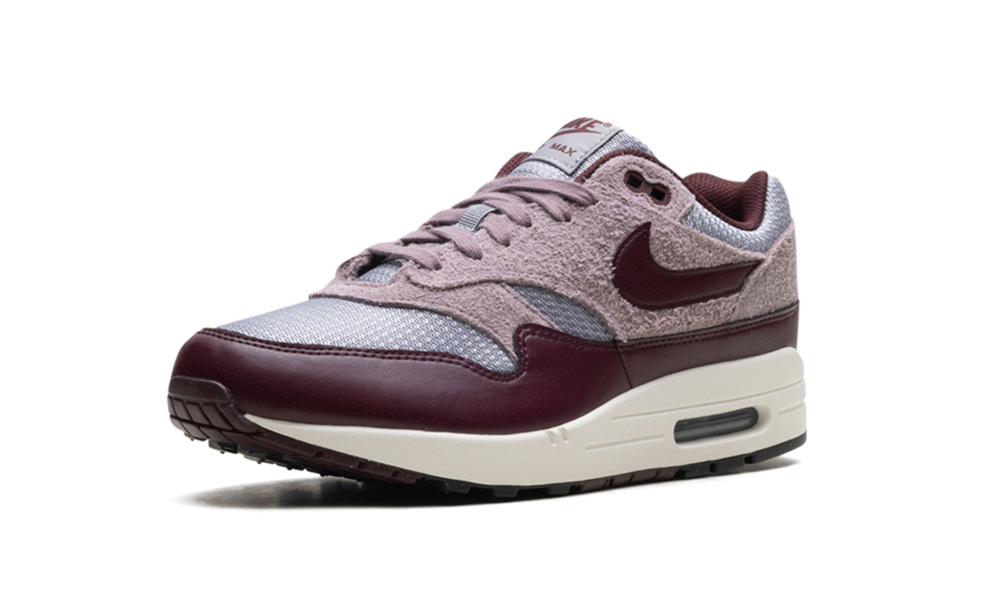 Air Max 1 Ess Prm "cement Grey/burgundy Crush" - 4