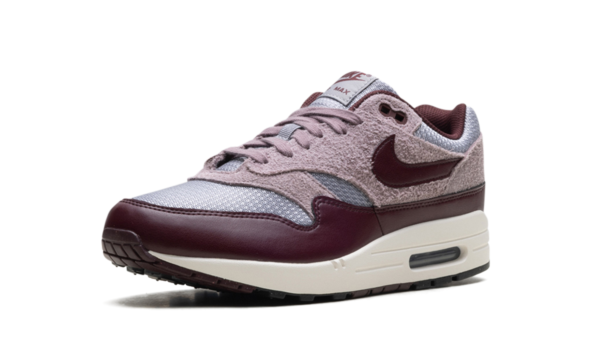 Air Max 1 Ess Prm "cement Grey/burgundy Crush" - 4