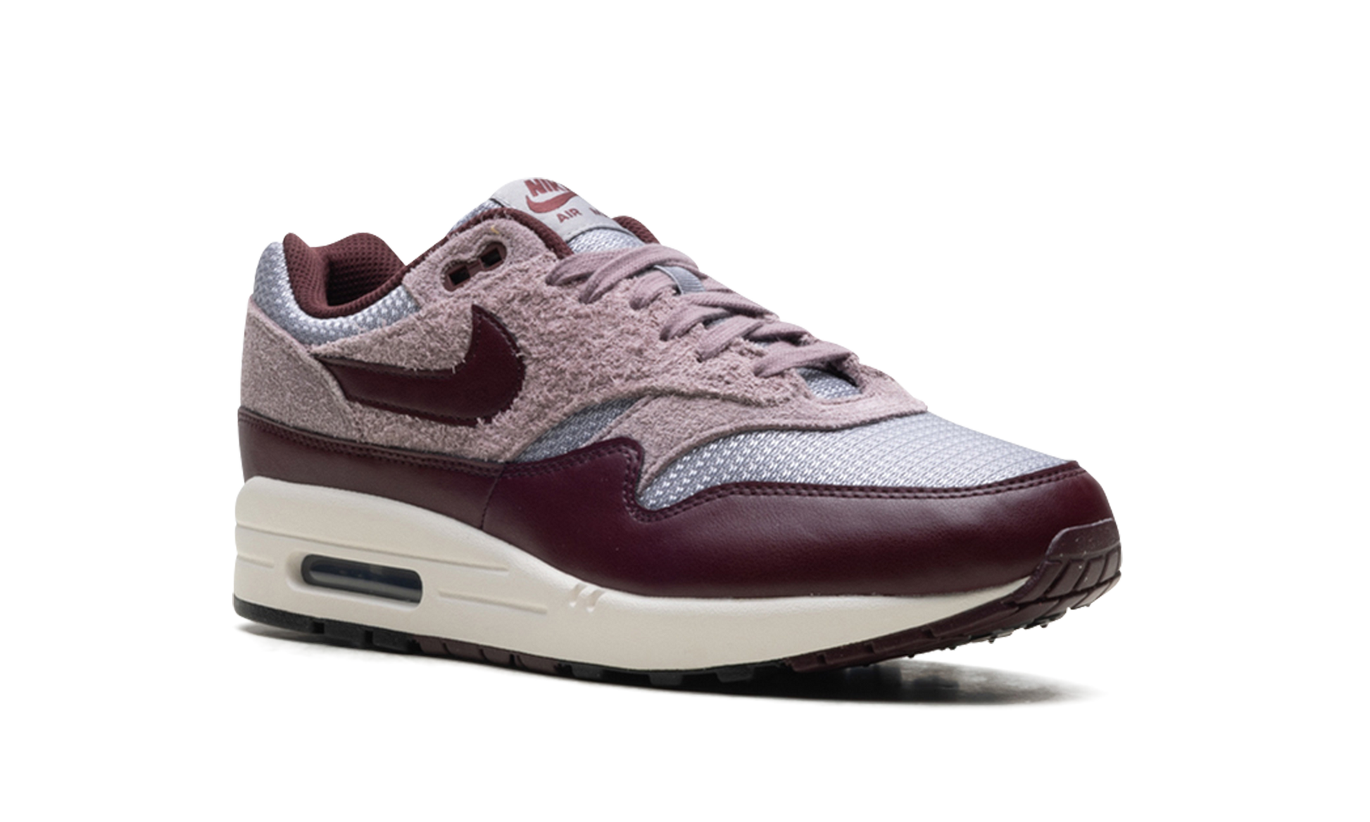 Air Max 1 Ess Prm "cement Grey/burgundy Crush" - 7