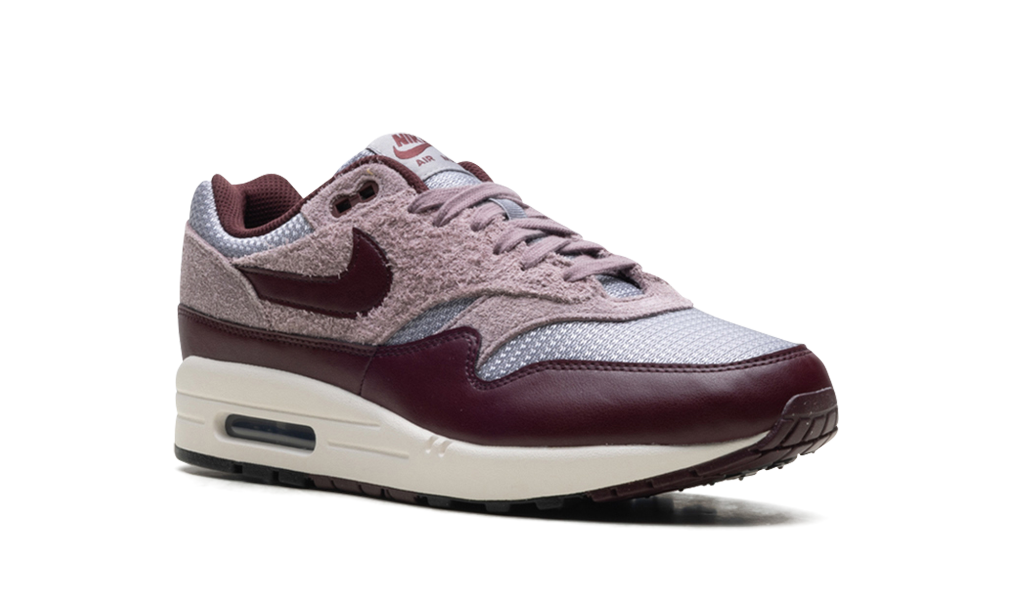 Air Max 1 Ess Prm "cement Grey/burgundy Crush" - 7