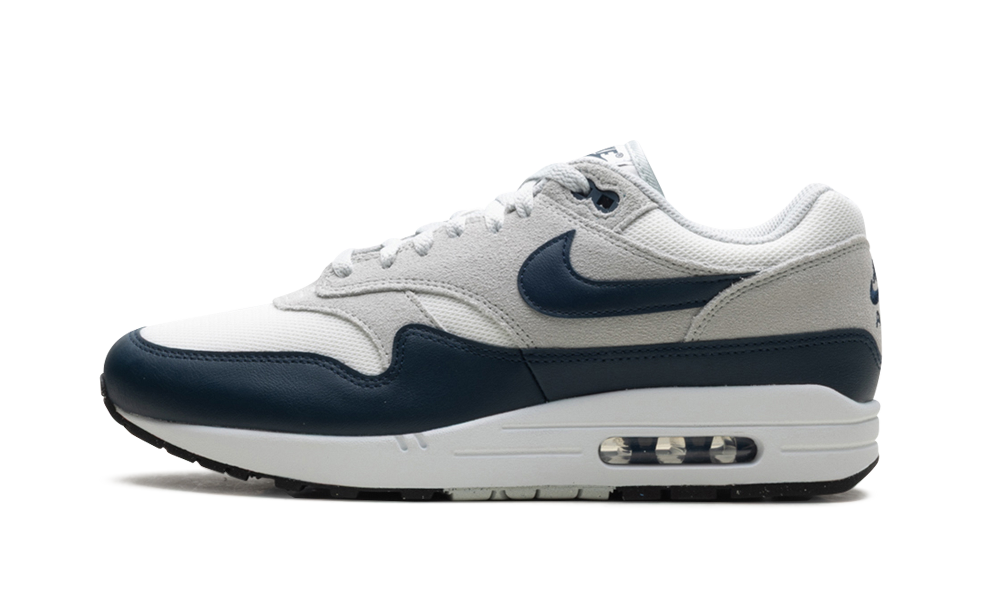 Air Max 1 Essential "summit White/armory Navy-light Silver" - 1