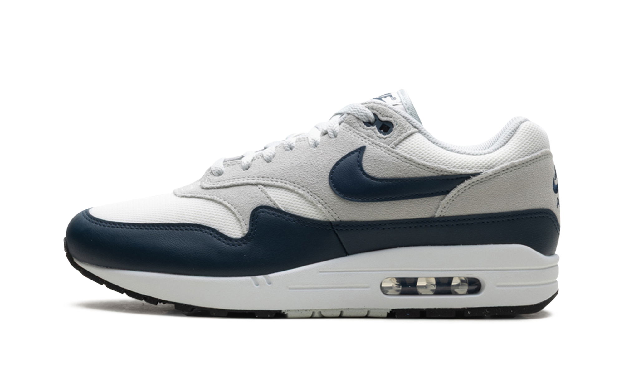 Air Max 1 Essential "summit White/armory Navy-light Silver" - 1