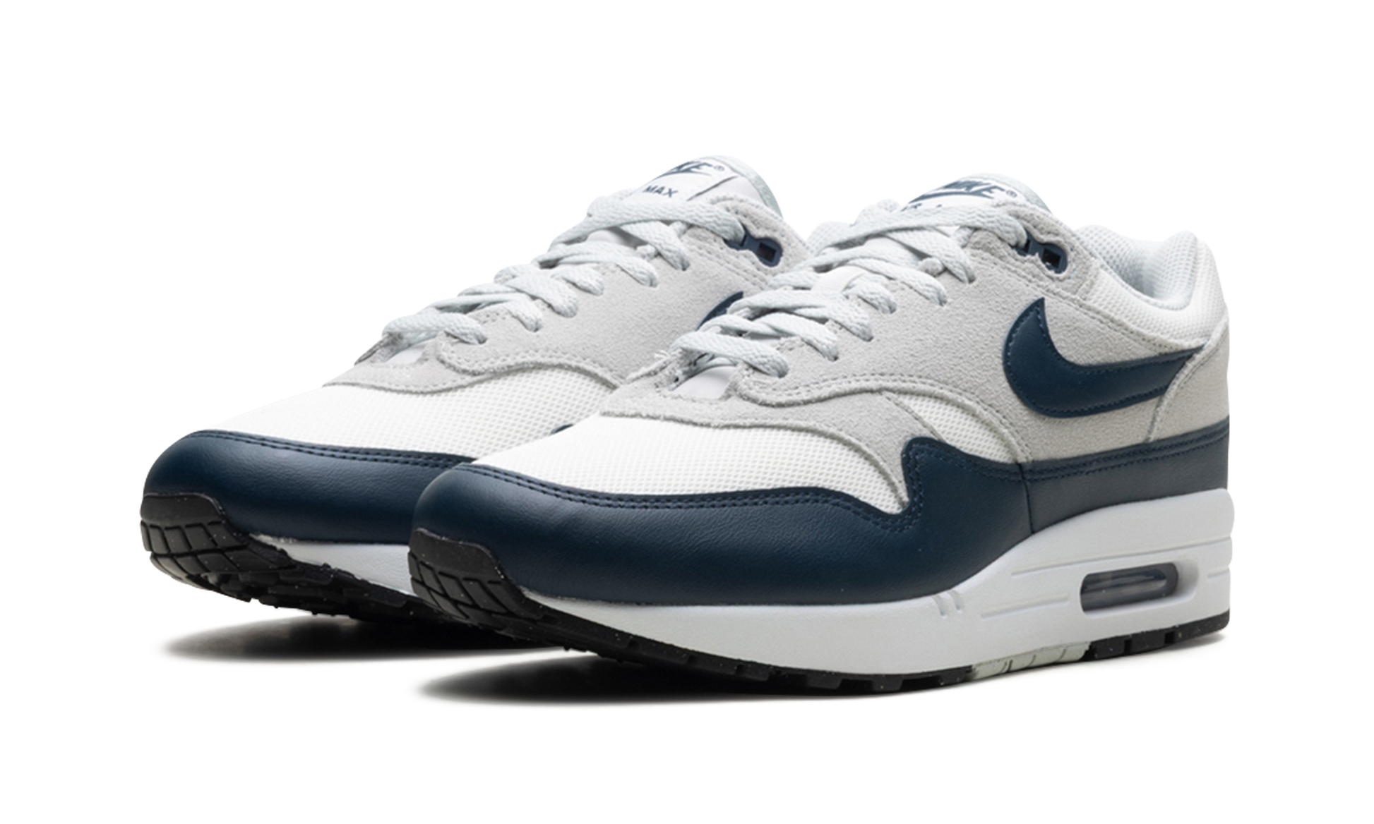 Air Max 1 Essential "summit White/armory Navy-light Silver" - 2