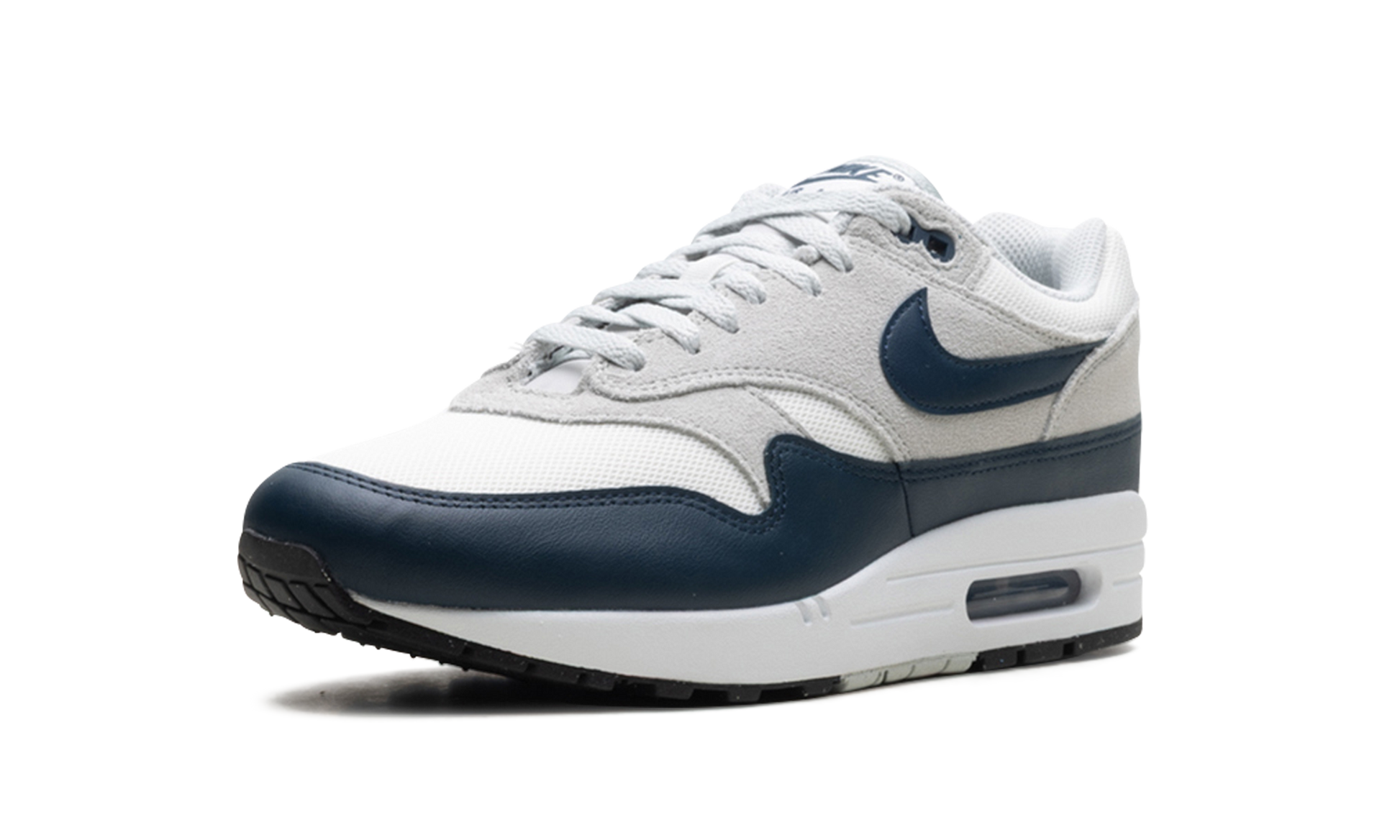 Air Max 1 Essential "summit White/armory Navy-light Silver" - 4