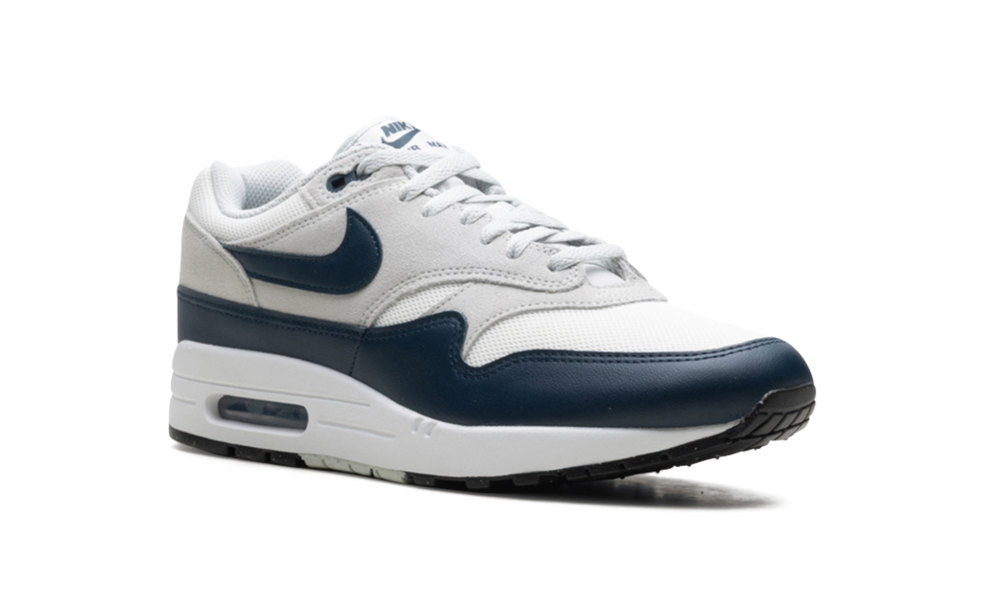 Air Max 1 Essential "summit White/armory Navy-light Silver" - 7