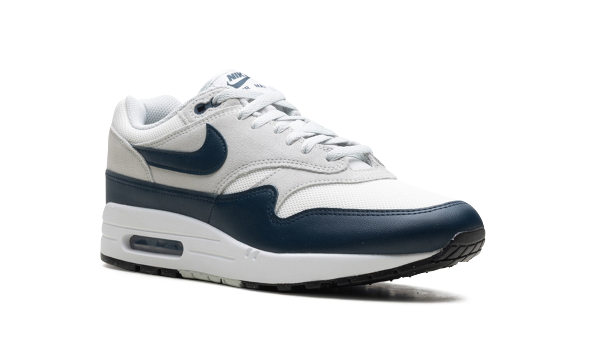 Air Max 1 Essential "summit White/armory Navy-light Silver" - 7
