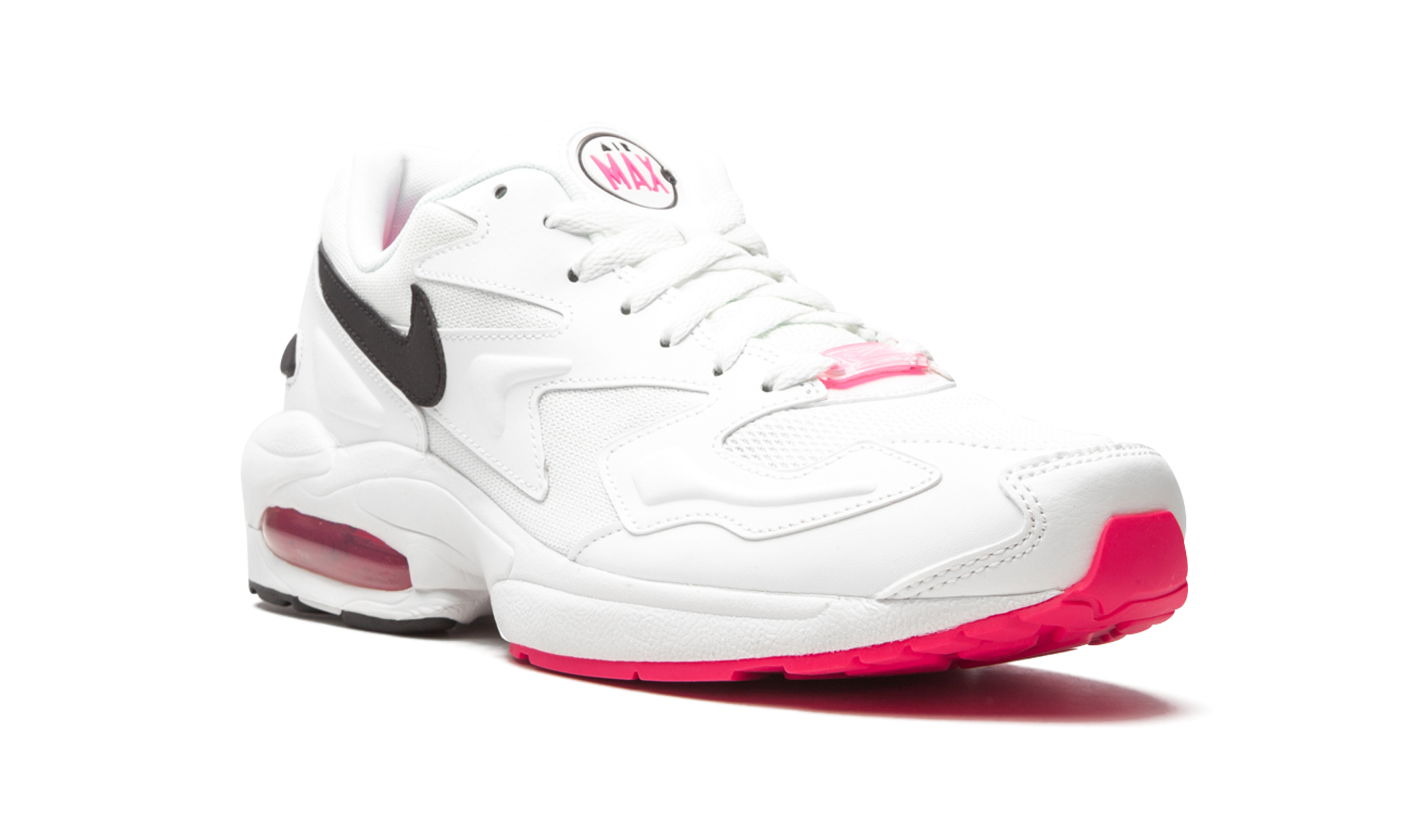 Air Max 2 Light "white / Black / Hyper Pink" - 7