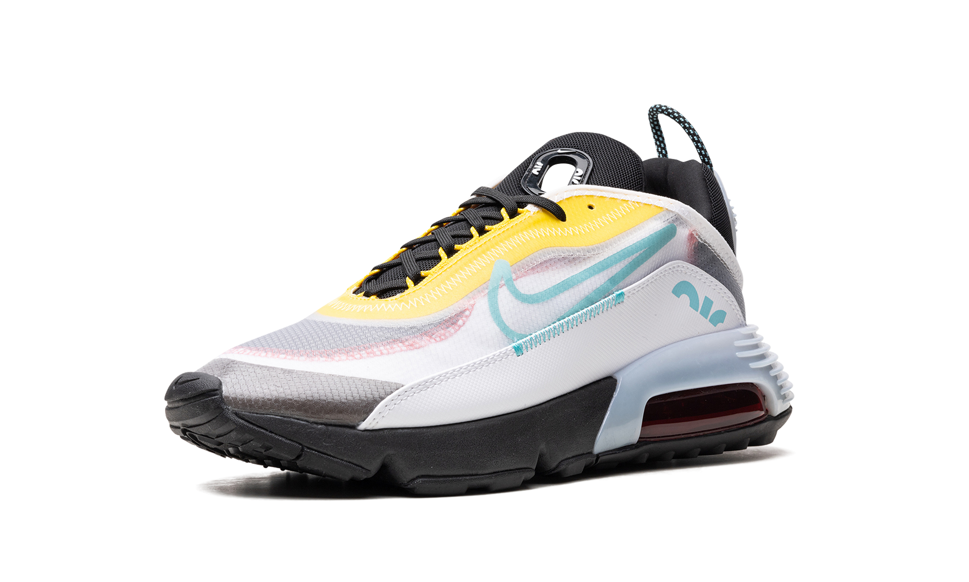Air Max 2090 "white Speed Yellow Bleached Aqua" - 4