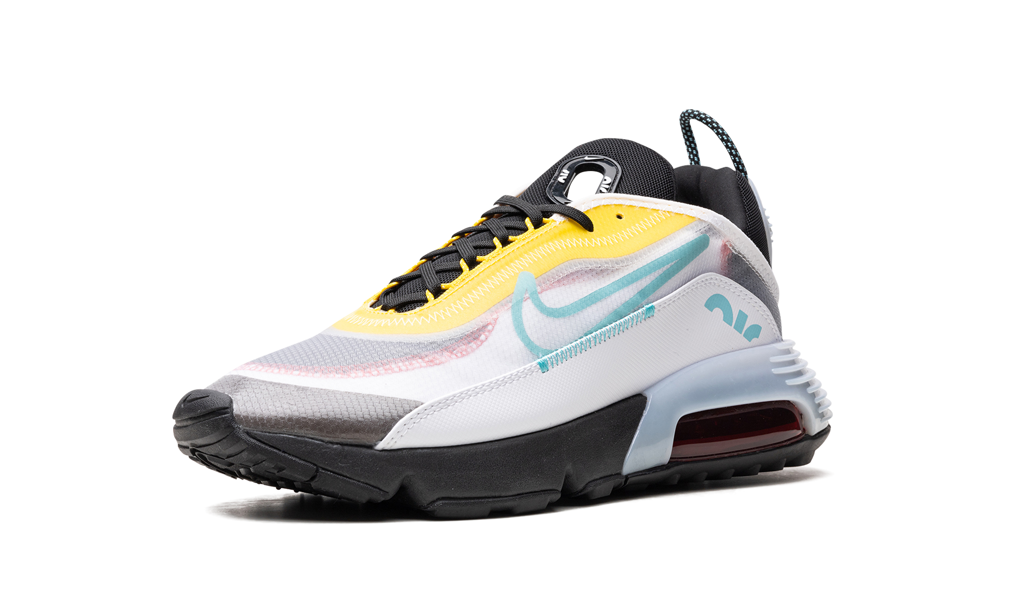 Air Max 2090 "white Speed Yellow Bleached Aqua" - 4