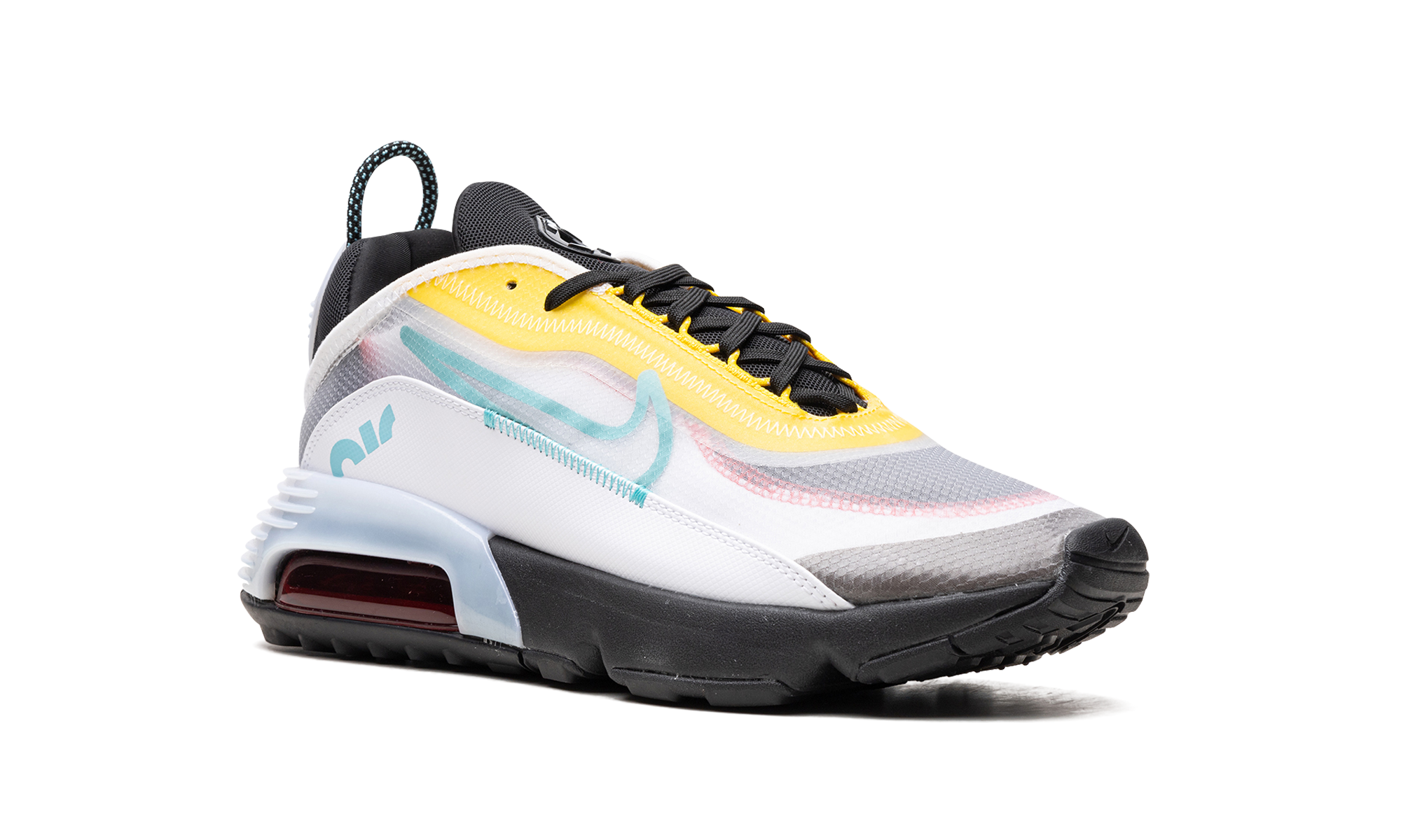 Air Max 2090 "white Speed Yellow Bleached Aqua" - 7