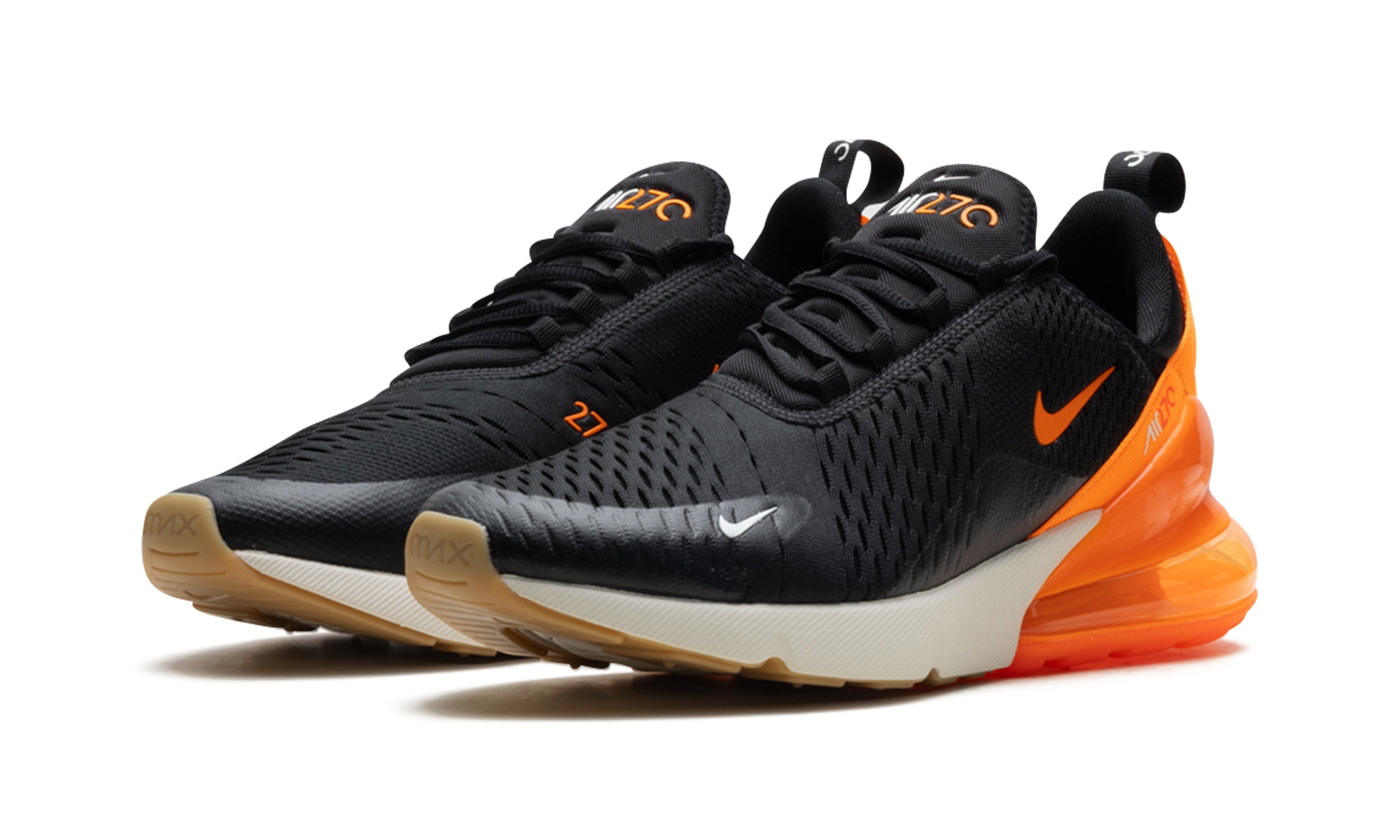 Air Max 270 "black/total Orange-bright Crimson" - 2