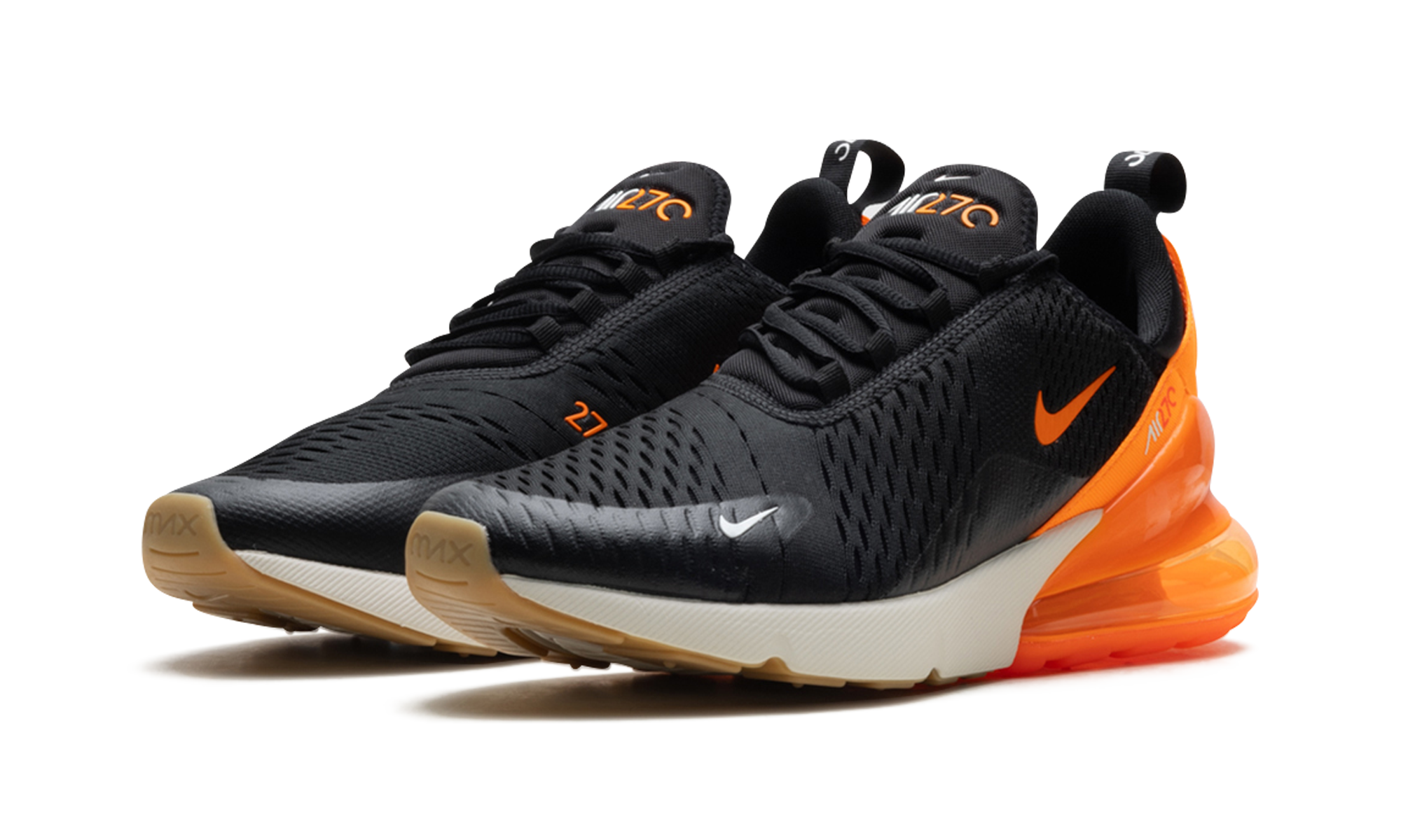 Air Max 270 "black/total Orange-bright Crimson" - 2