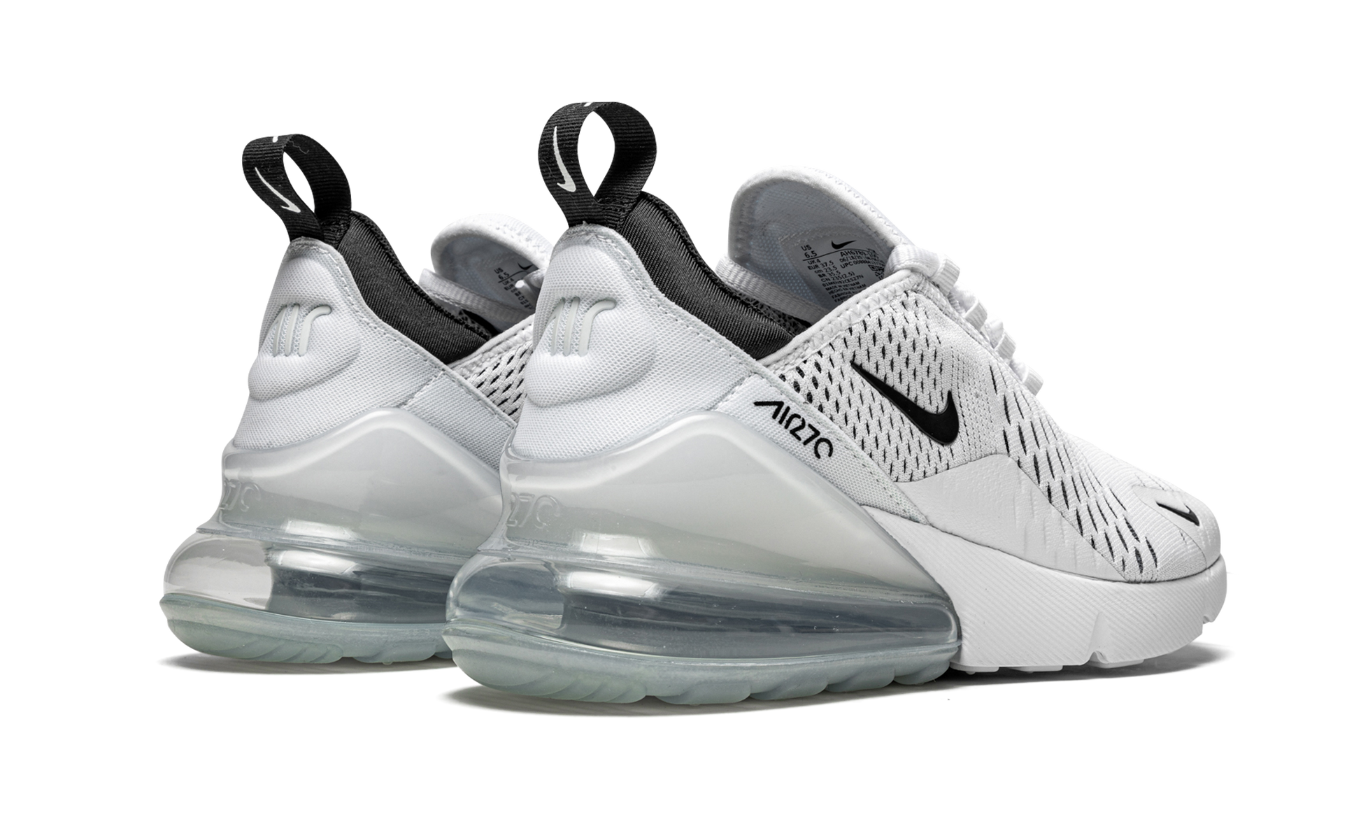 Air Max 270 Mns Wmns "white / Black" - 3