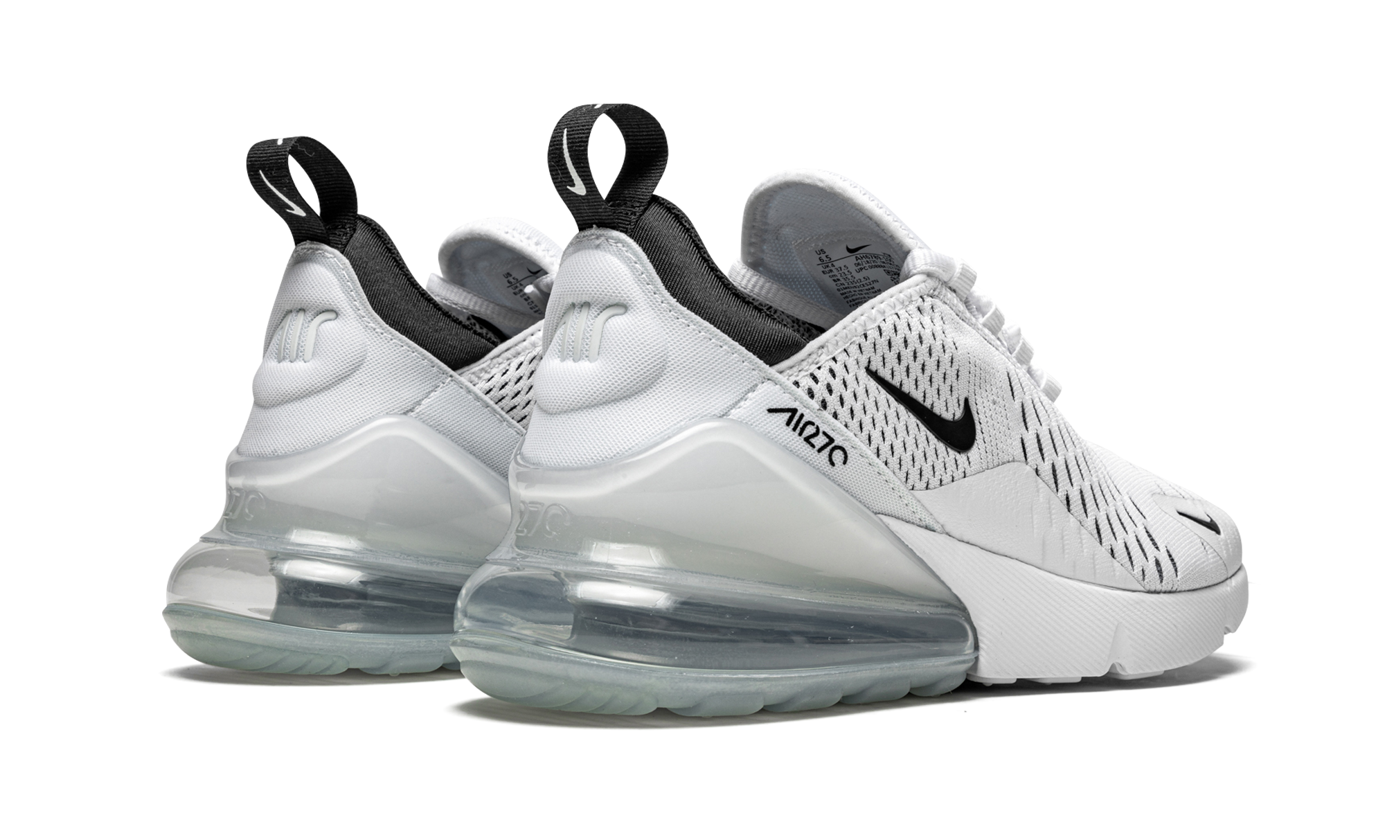 Air Max 270 Mns Wmns "white / Black" - 3