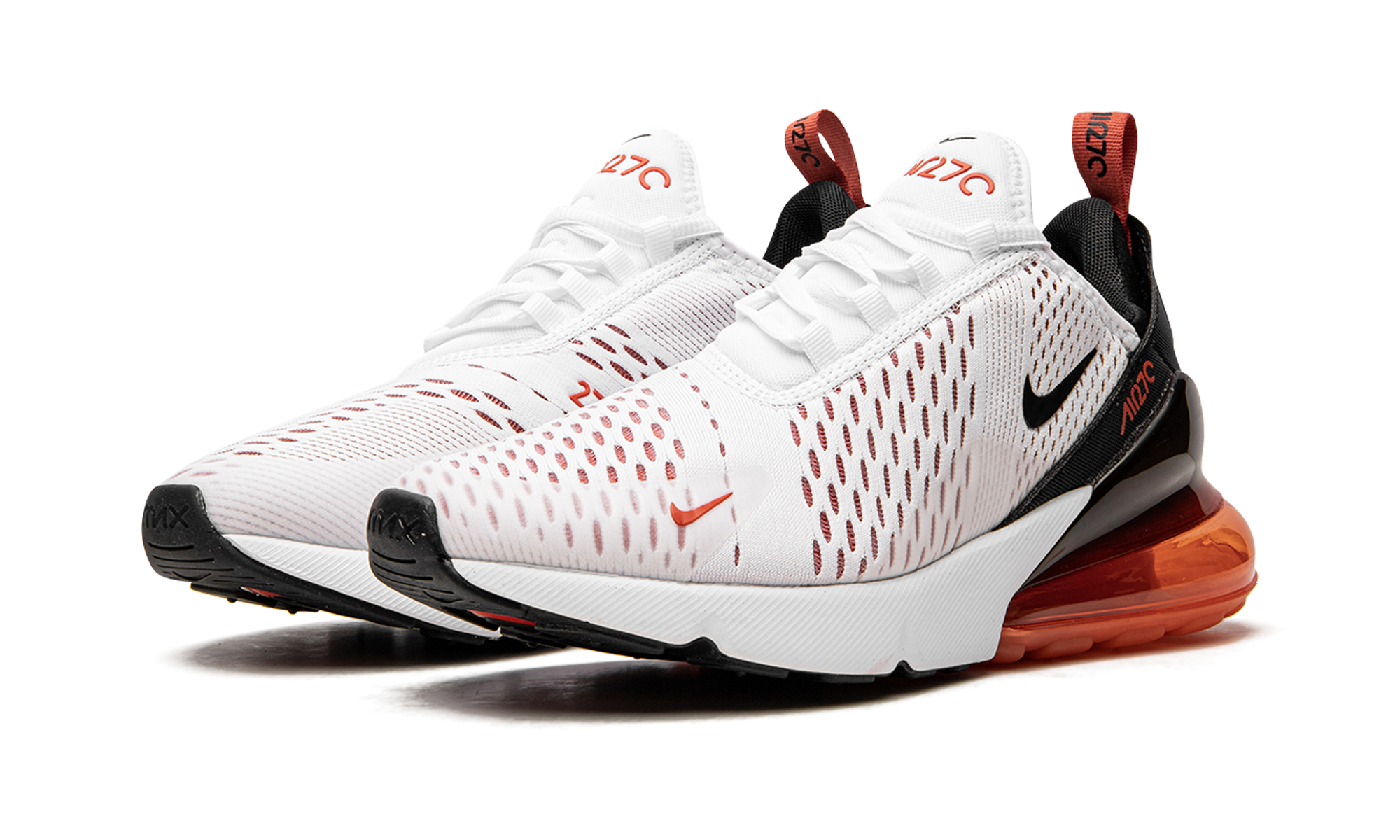Air Max 270 Mns Wmns "white / Mantra Orange" - 2