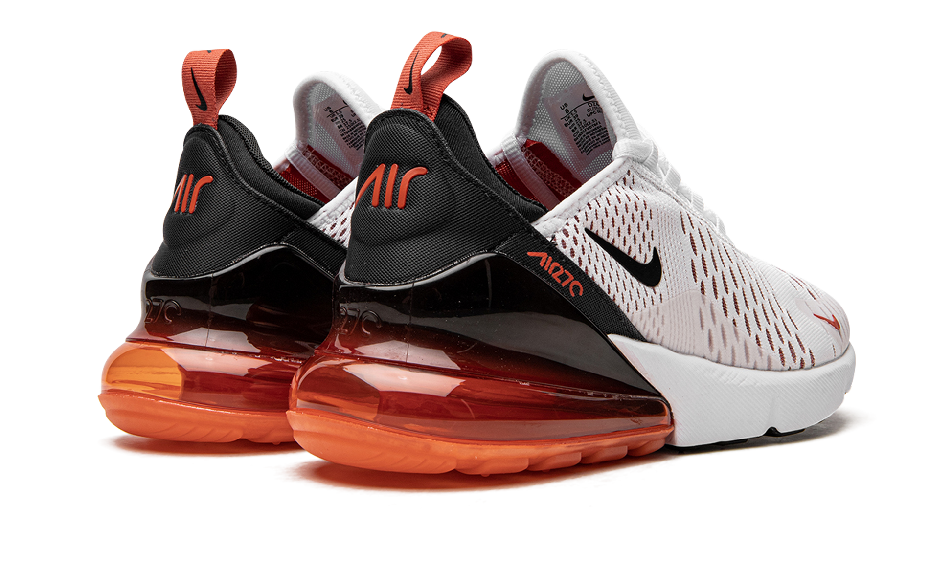 Air Max 270 Mns Wmns "white / Mantra Orange" - 3