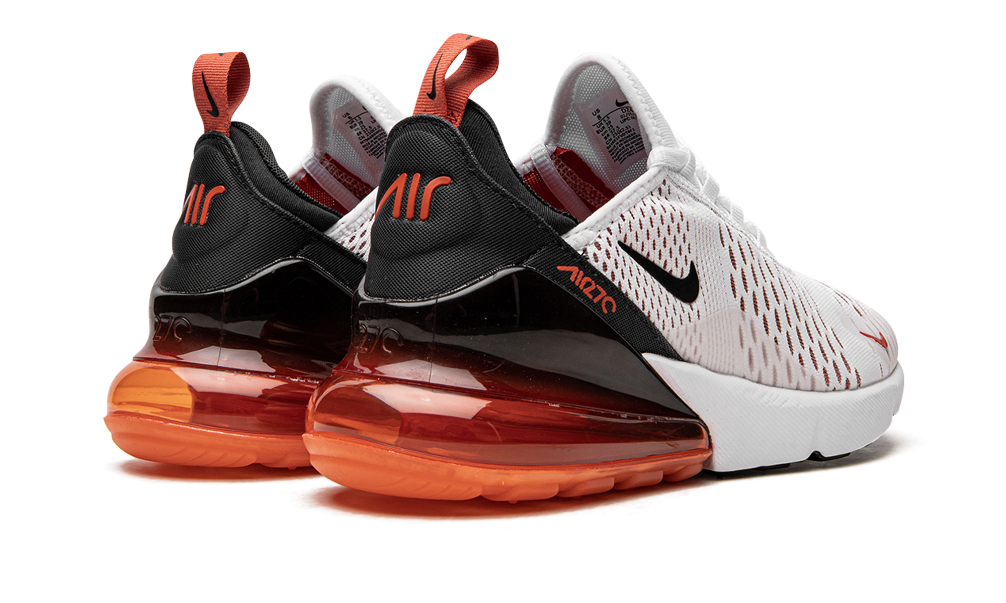 Air Max 270 Mns Wmns "white / Mantra Orange" - 3