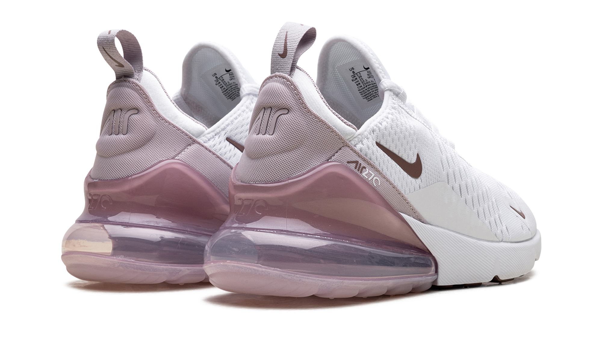 Air Max 270 Wmns "white Smokey Mauve Black Platinum Violet" - 3