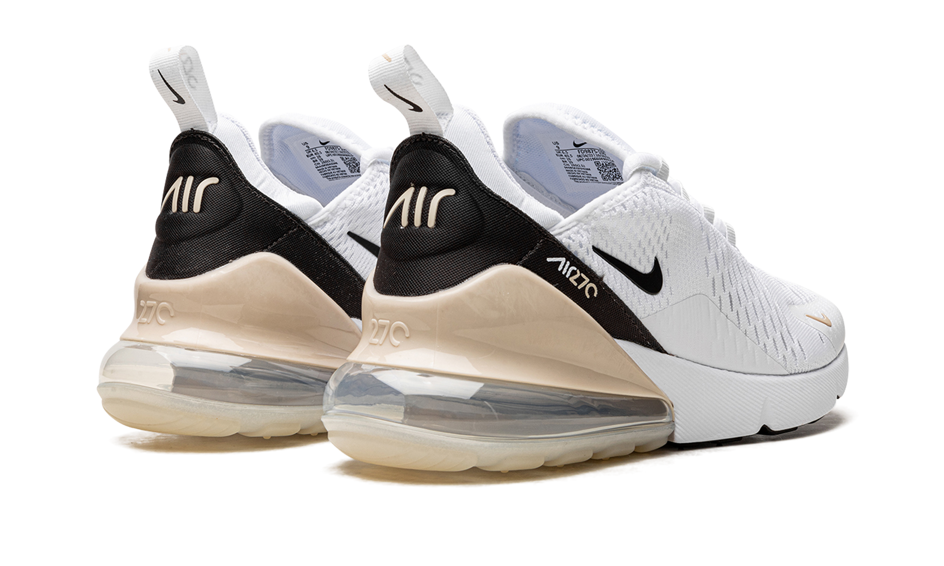 Air Max 270 Wmns "white / Velvet Brown" - 3