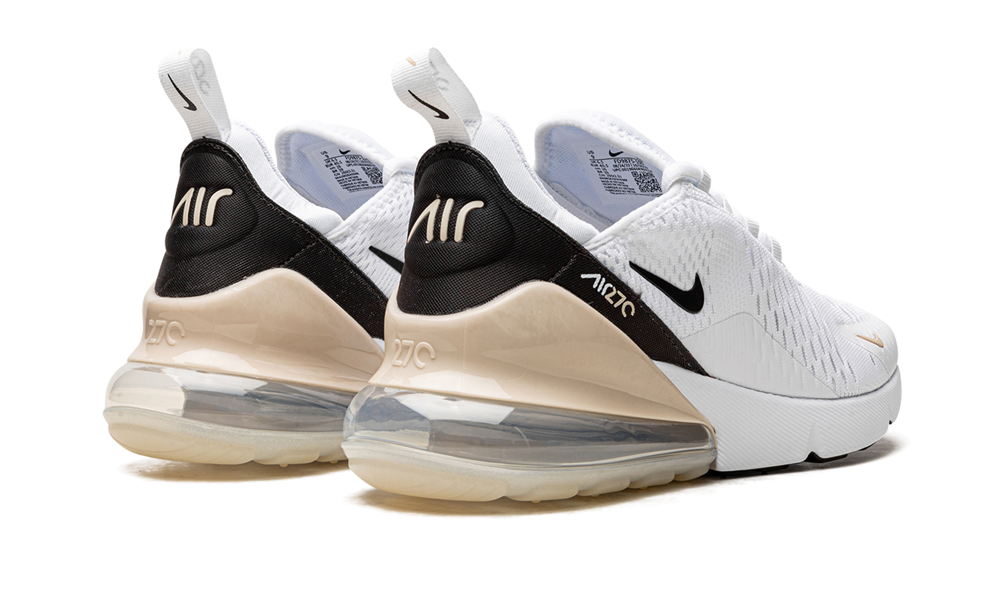 Air Max 270 Wmns "white / Velvet Brown" - 3