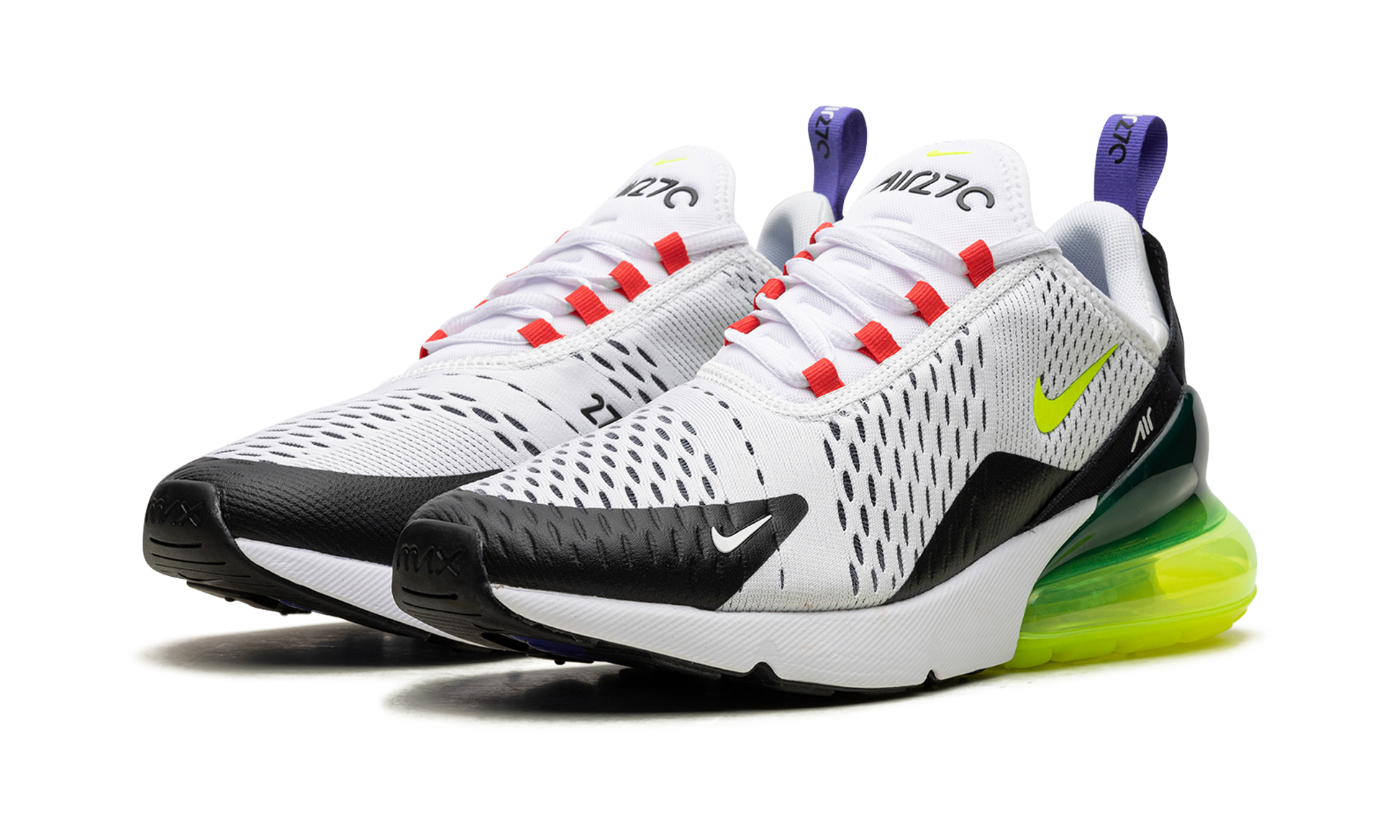 Air Max 270 Wmns "white Volt Siren Red" - 2