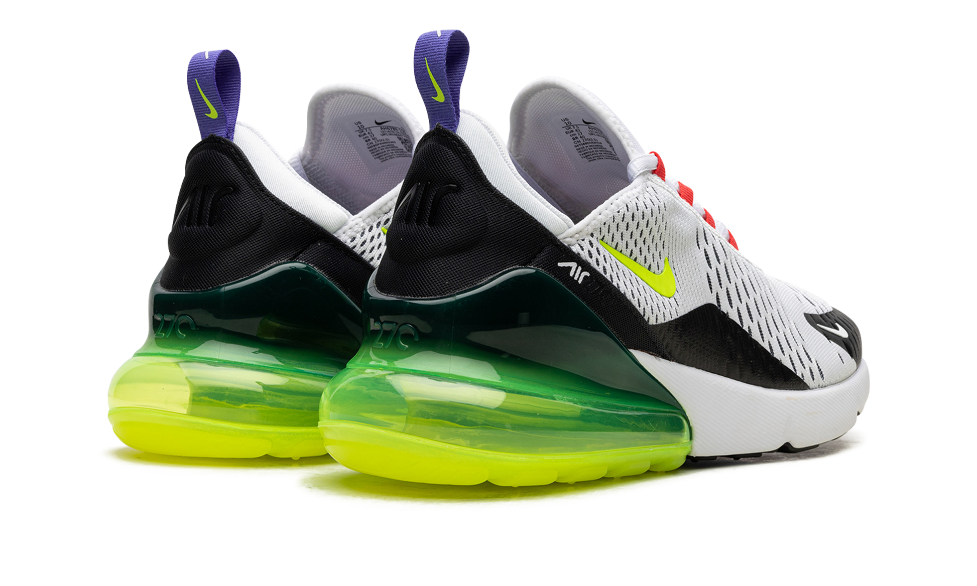 Air Max 270 Wmns "white Volt Siren Red" - 3
