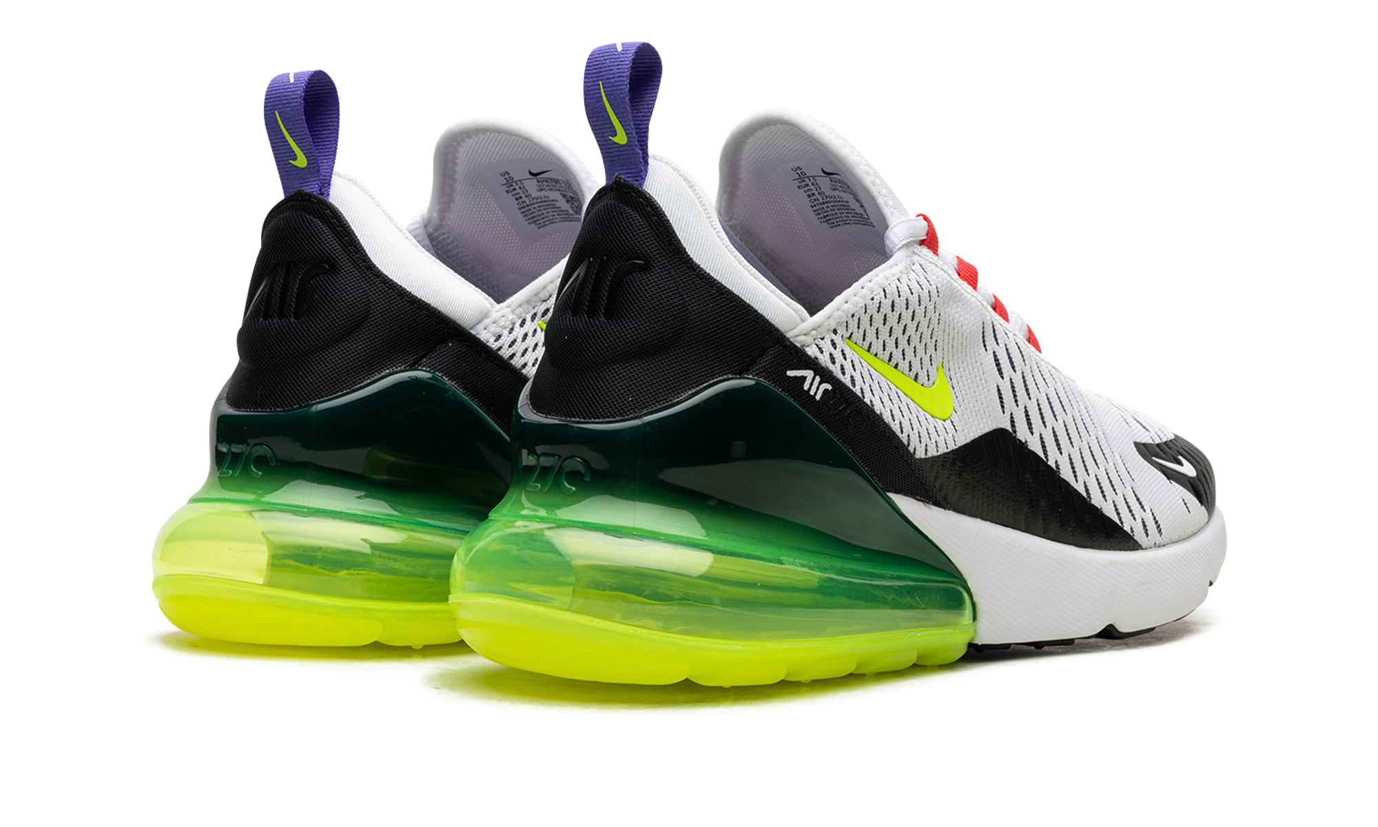 Air Max 270 Wmns "white Volt Siren Red" - 3