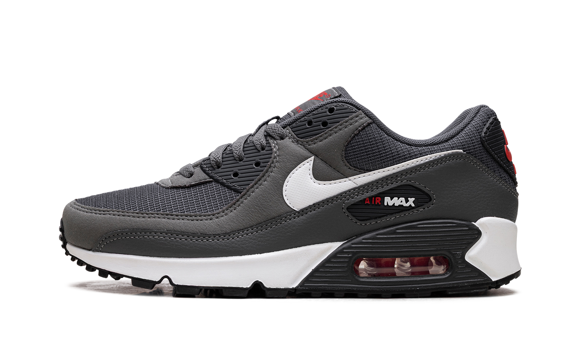 Air Max 90 "iron Grey University Red" - 1