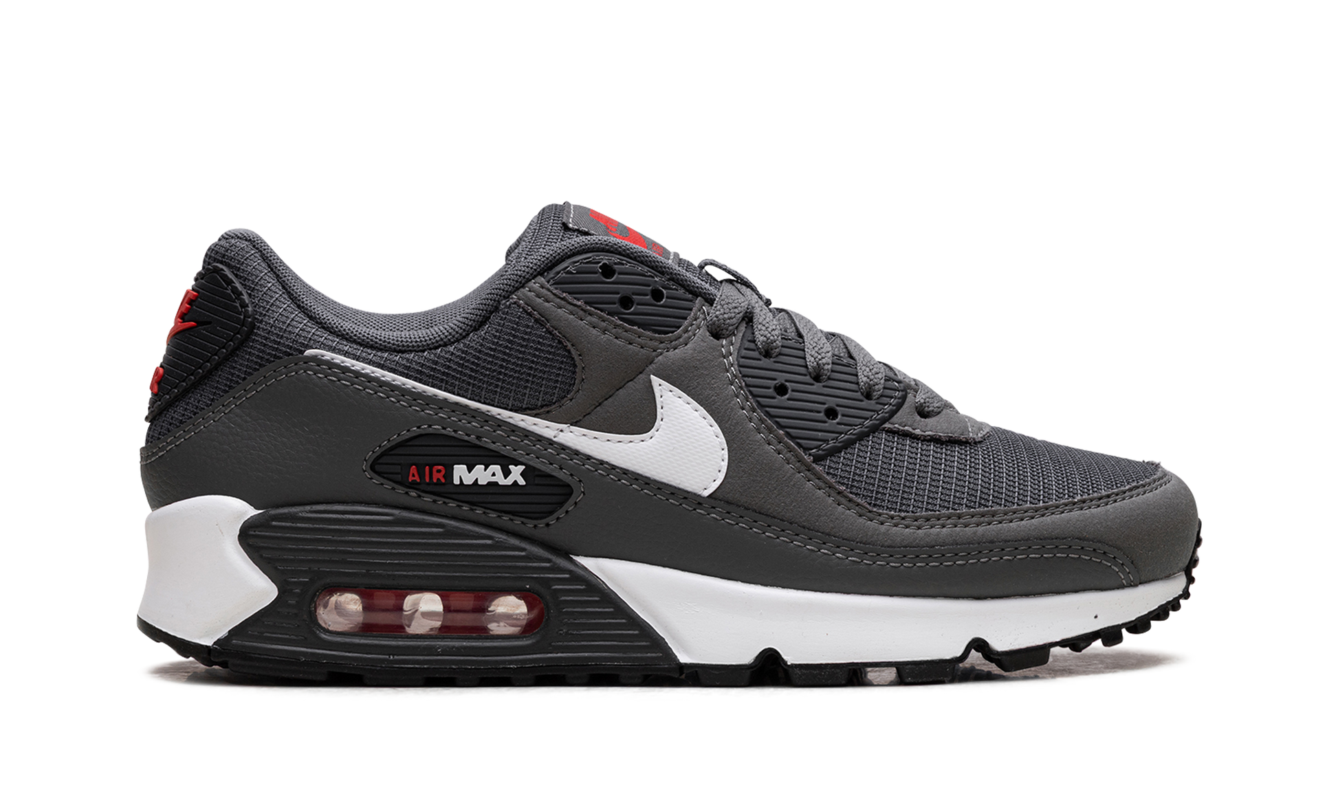 Air Max 90 "iron Grey University Red" - 6