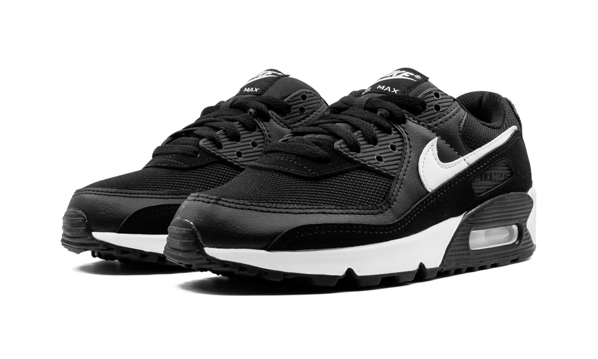 Air Max 90 Mns Wmns "black / White" - 2